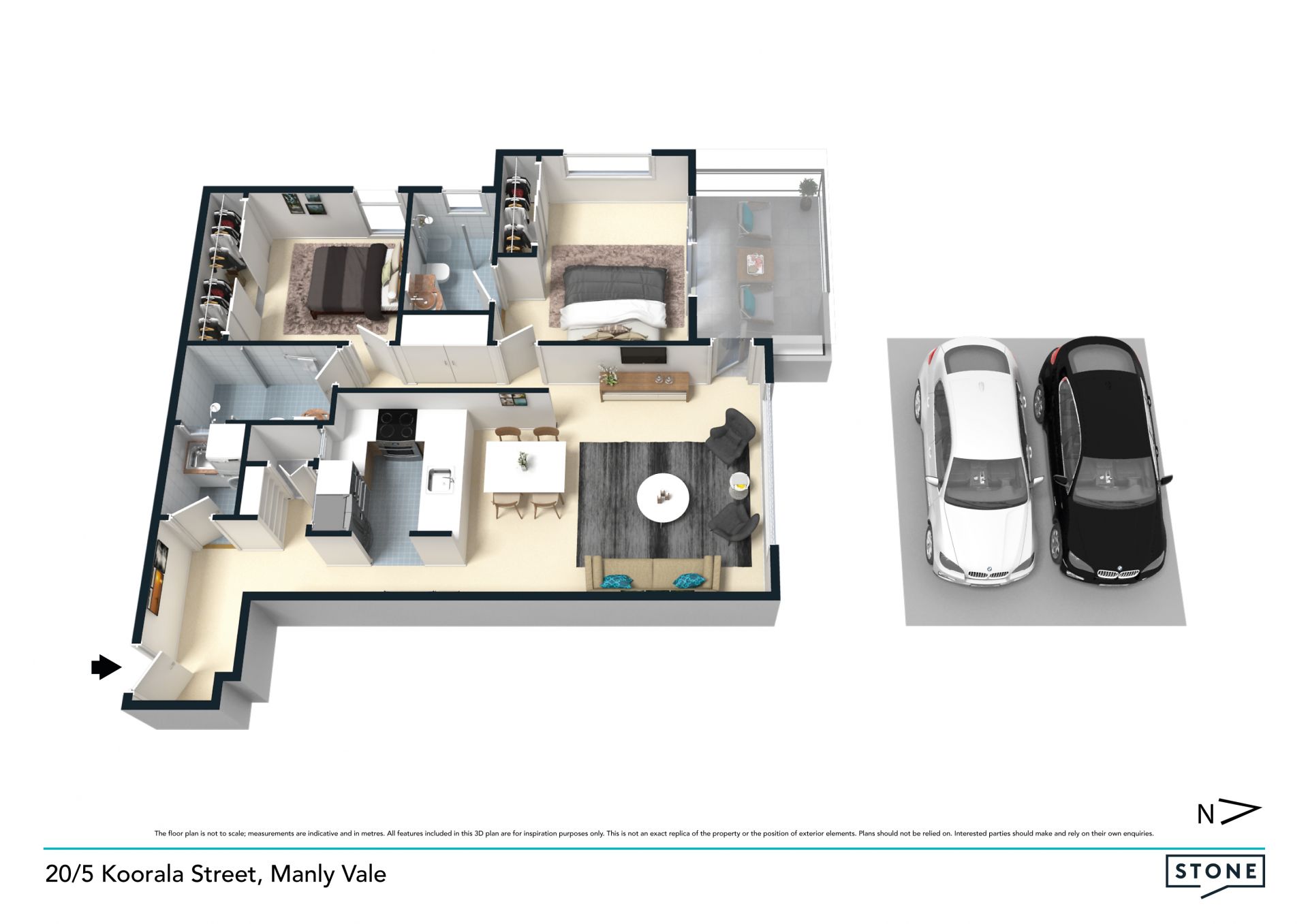 Spacious and conveniently located light filled apartment