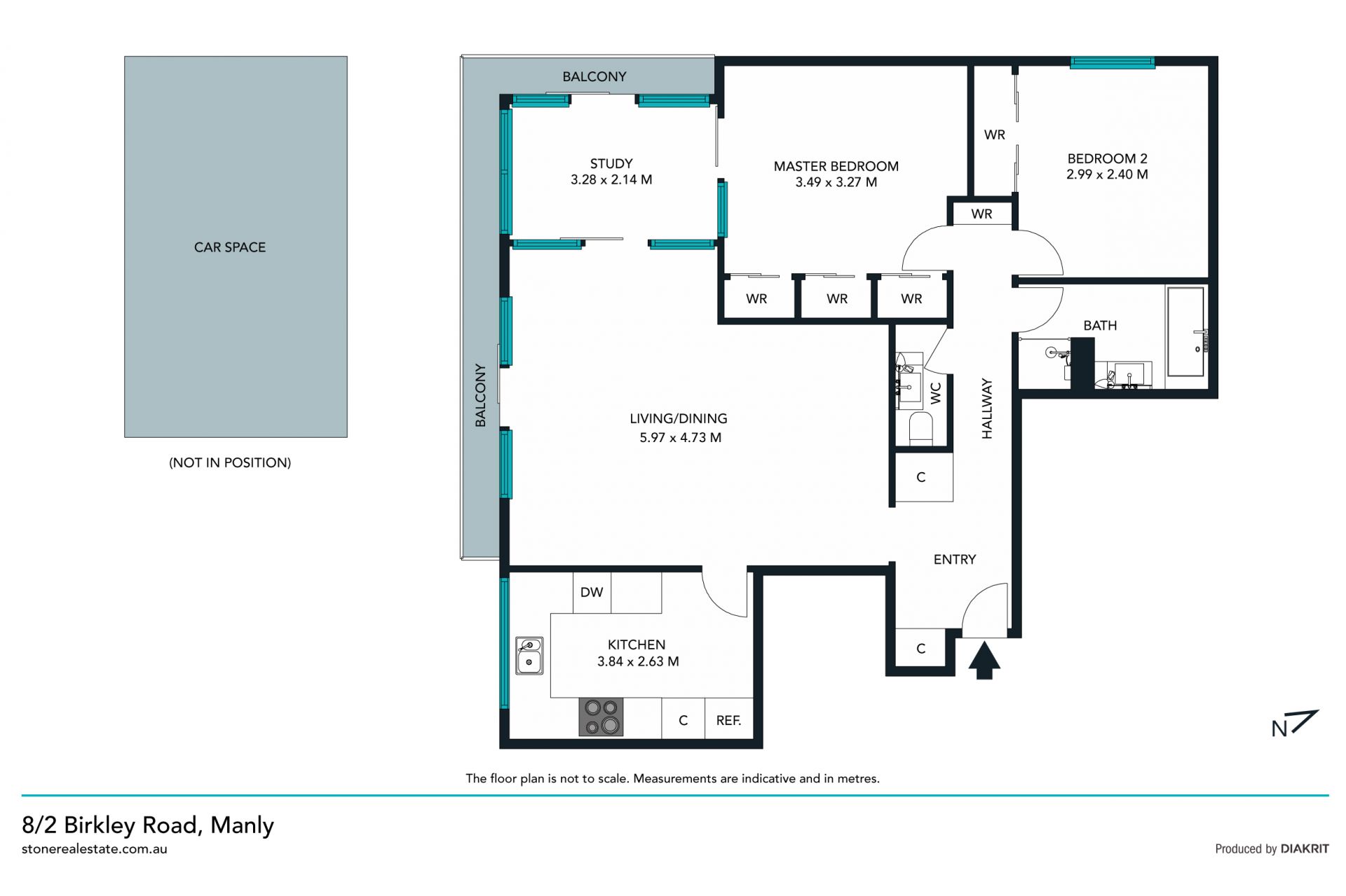 Enjoy tranquil harbour views in space and style