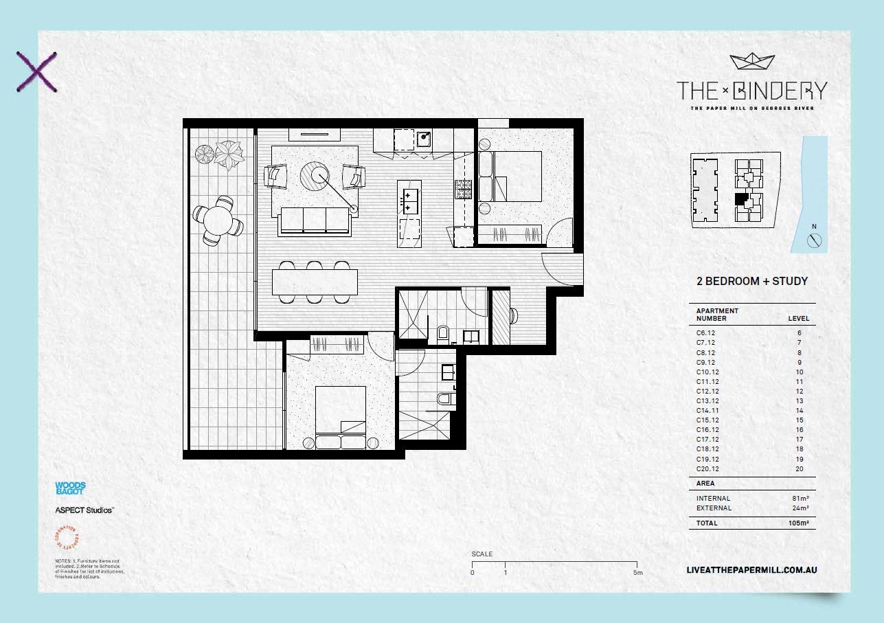 MODERN & SPACIOUS 2 BEDROOM WITH STUDY IN LIVERPOOL