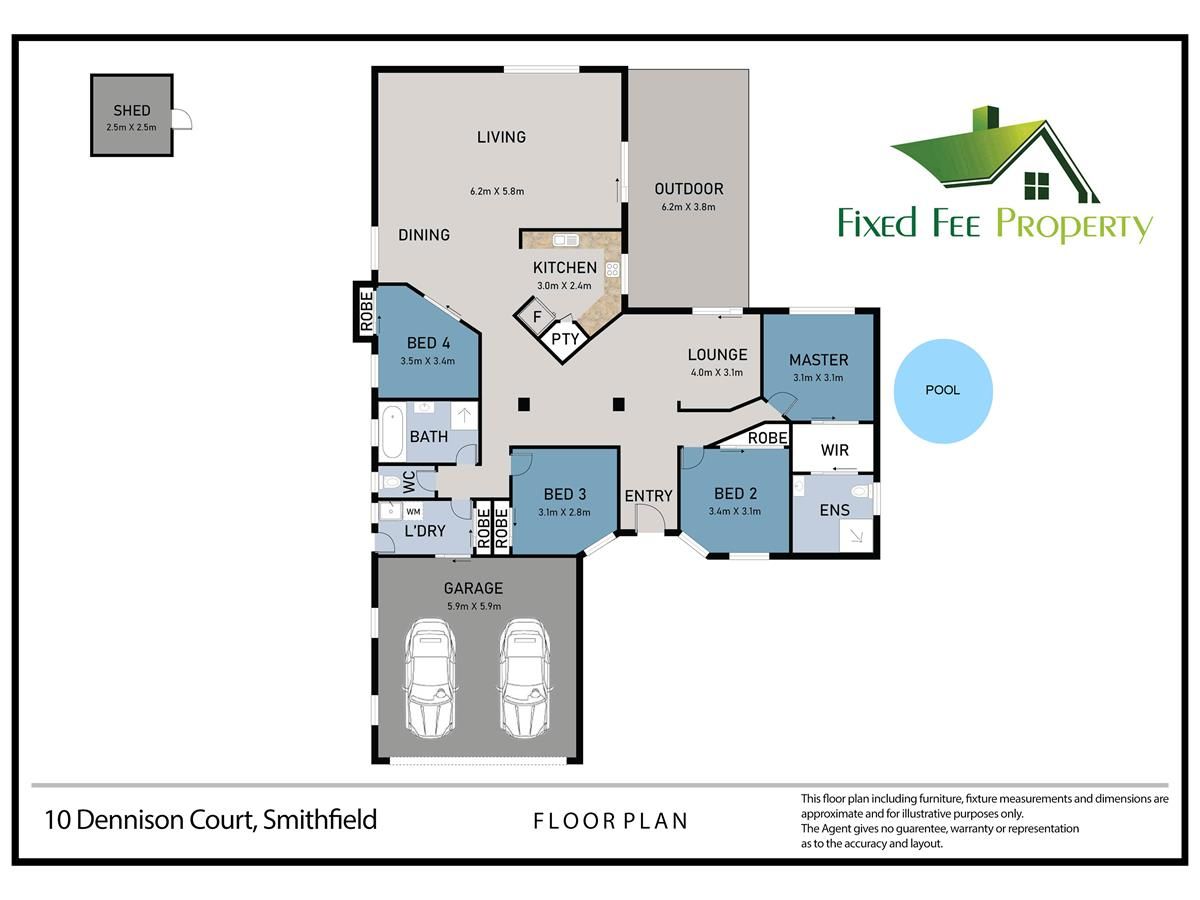 Family Home backing onto bush