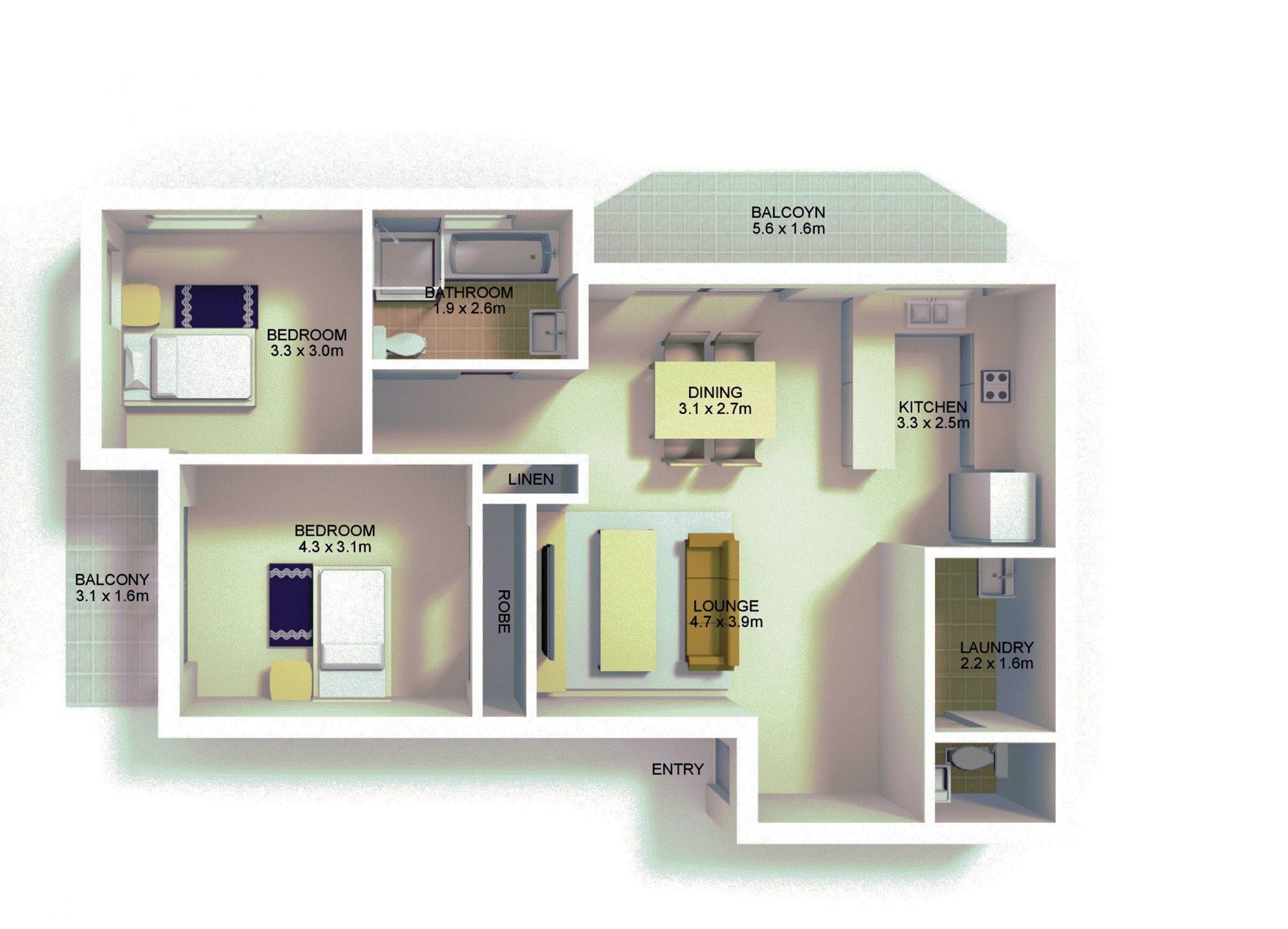 Well Appointed Apartment