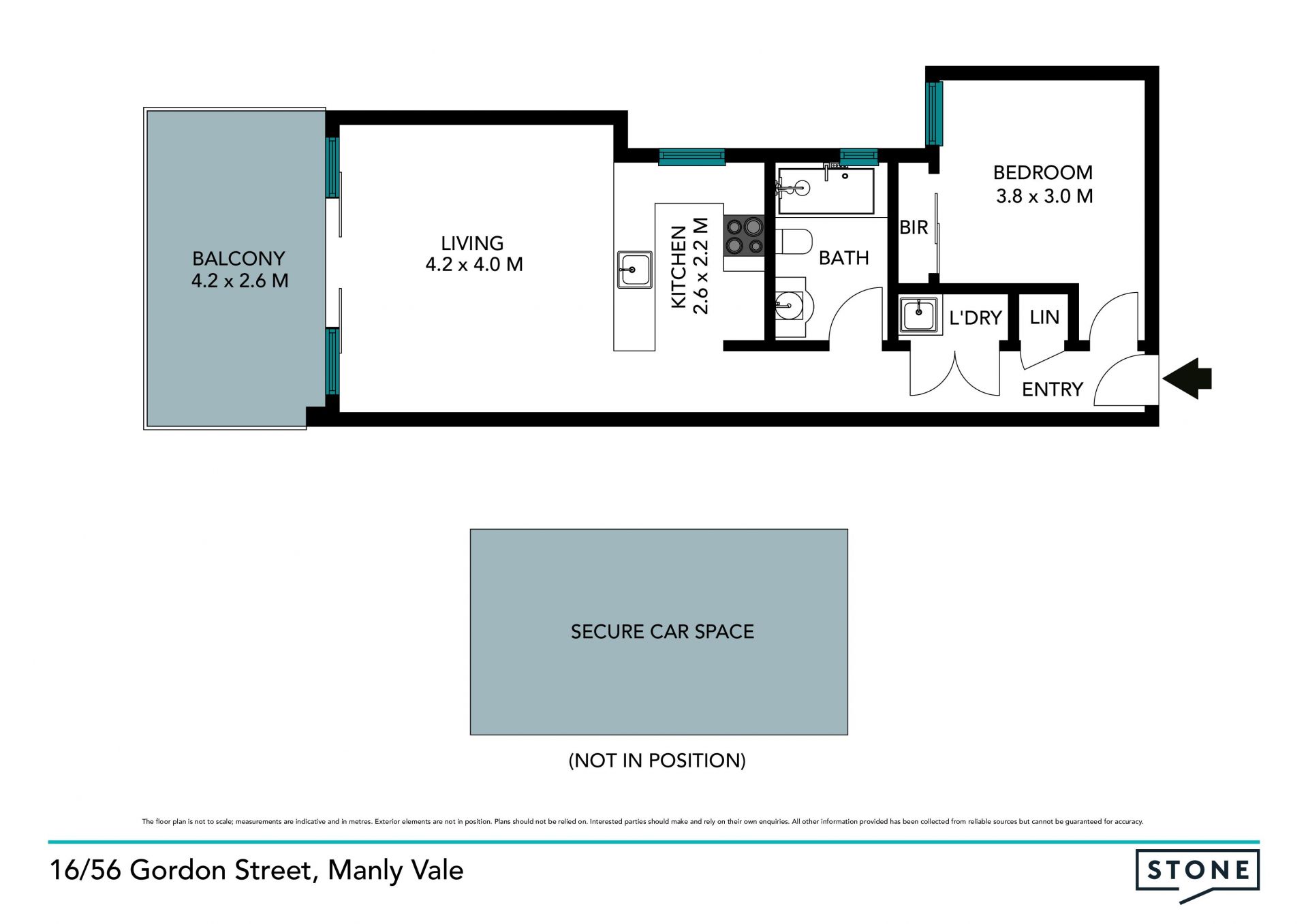 North facing contemporary apartment