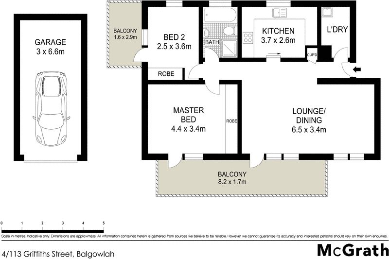 Light filled north easterly apartment in a central location