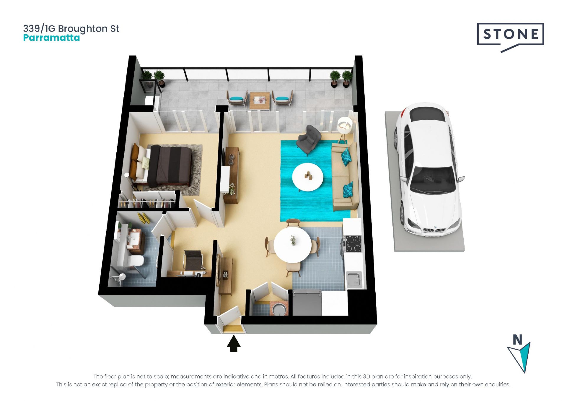 Exquisite Ultra-Modern 1-Bedroom Apartment