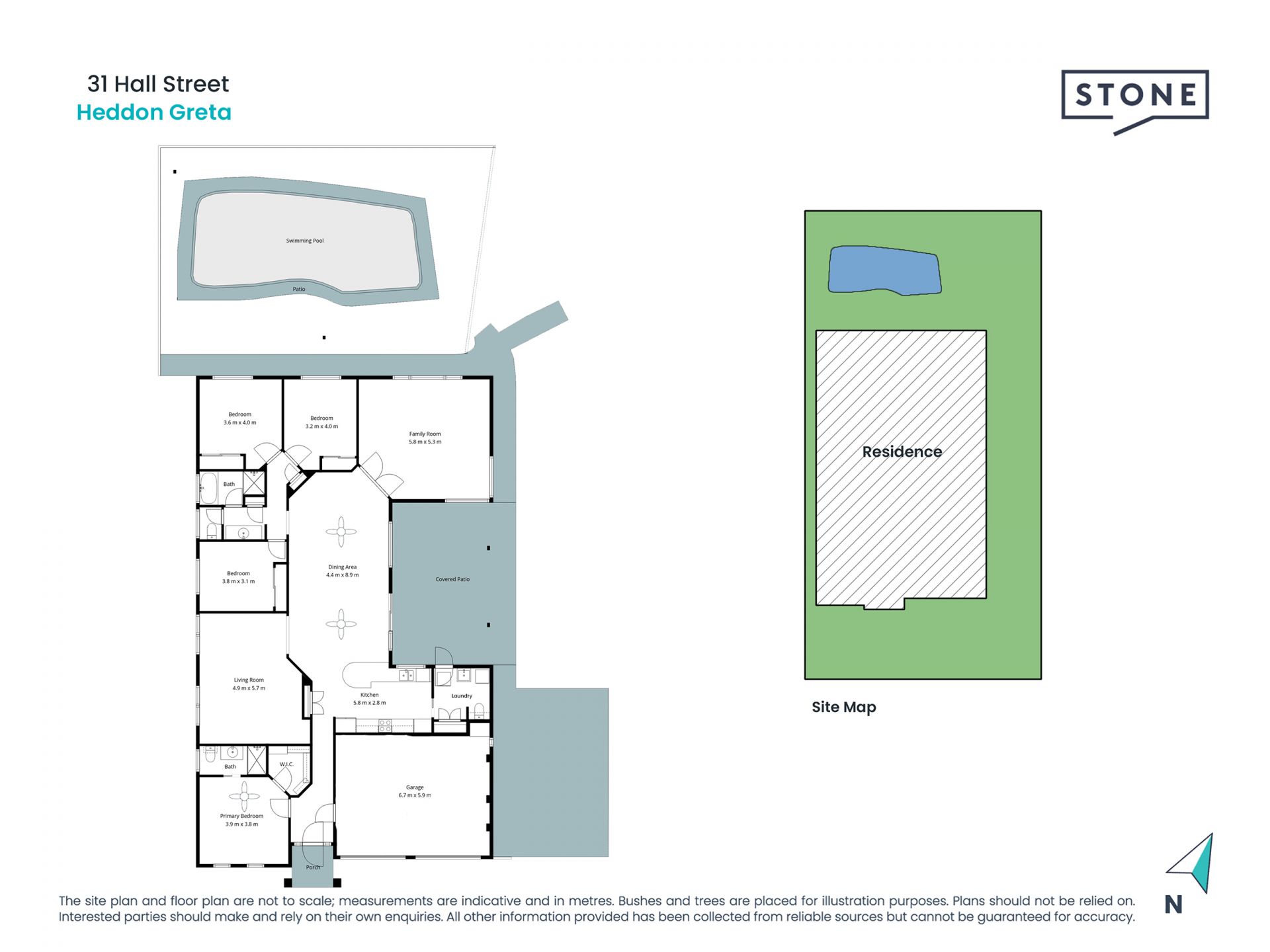 Spacious family entertainer with pristine inground pool