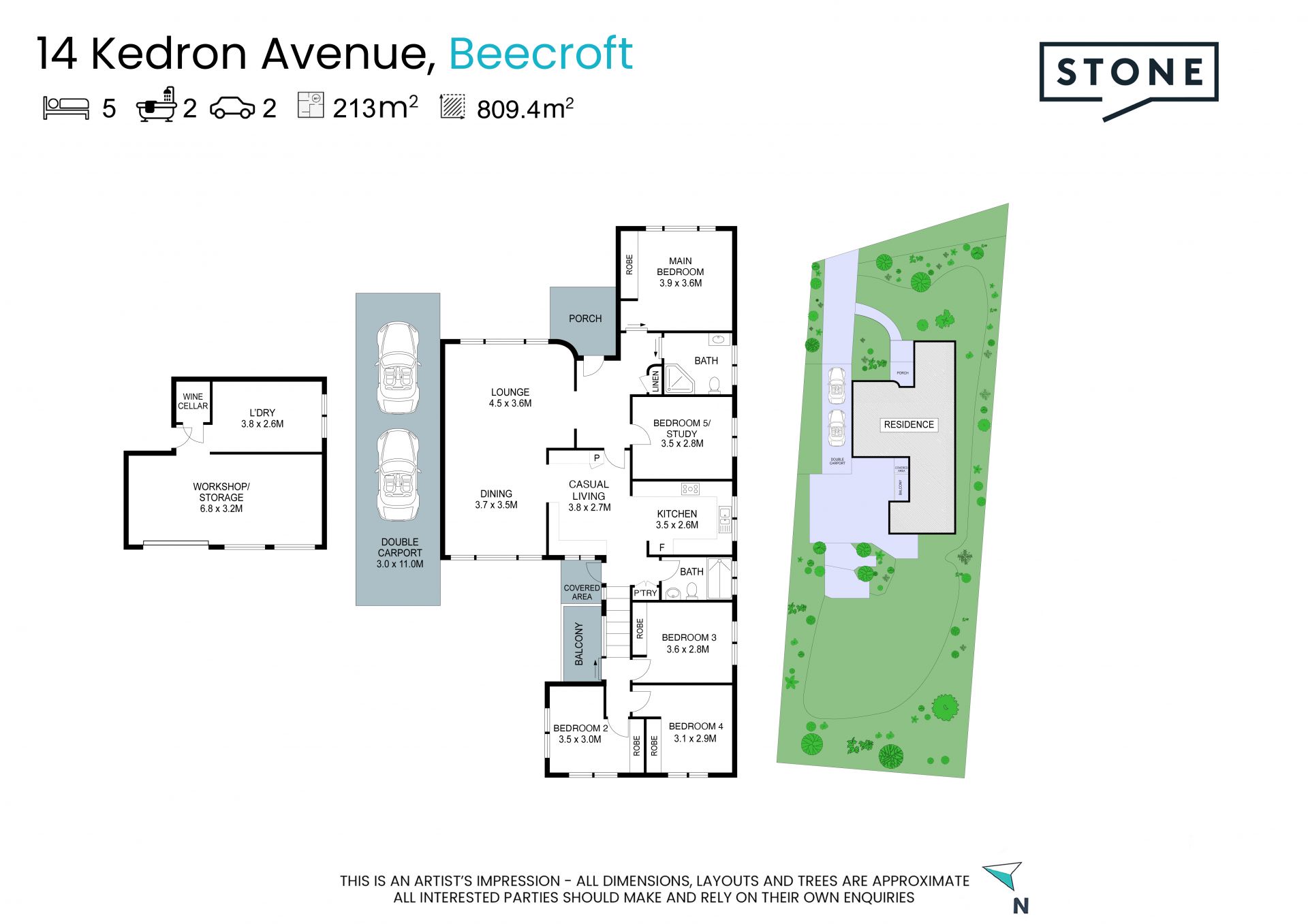 Family charmer walking distance to Beecroft Public School and village