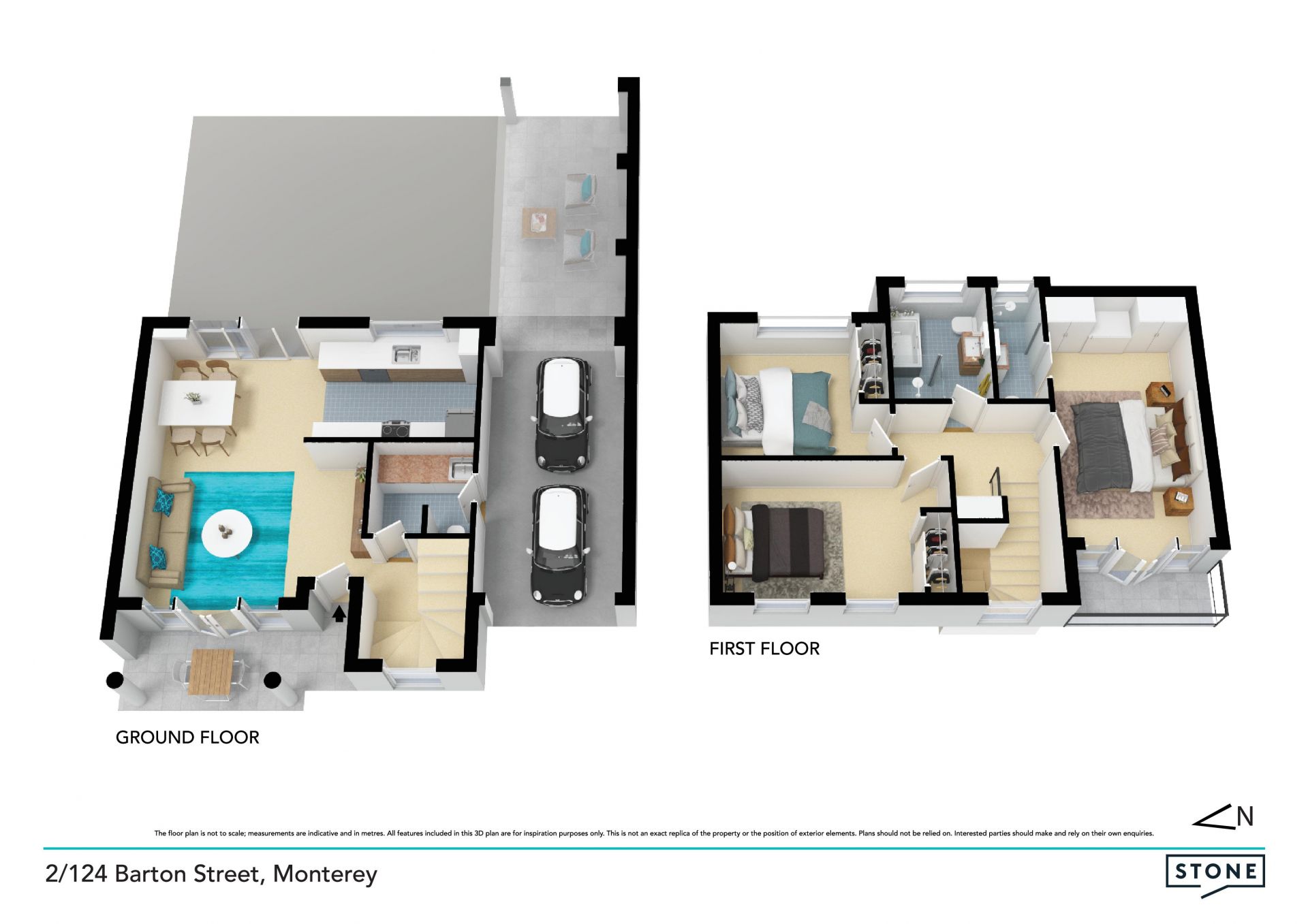 Renovated townhouse of designer style