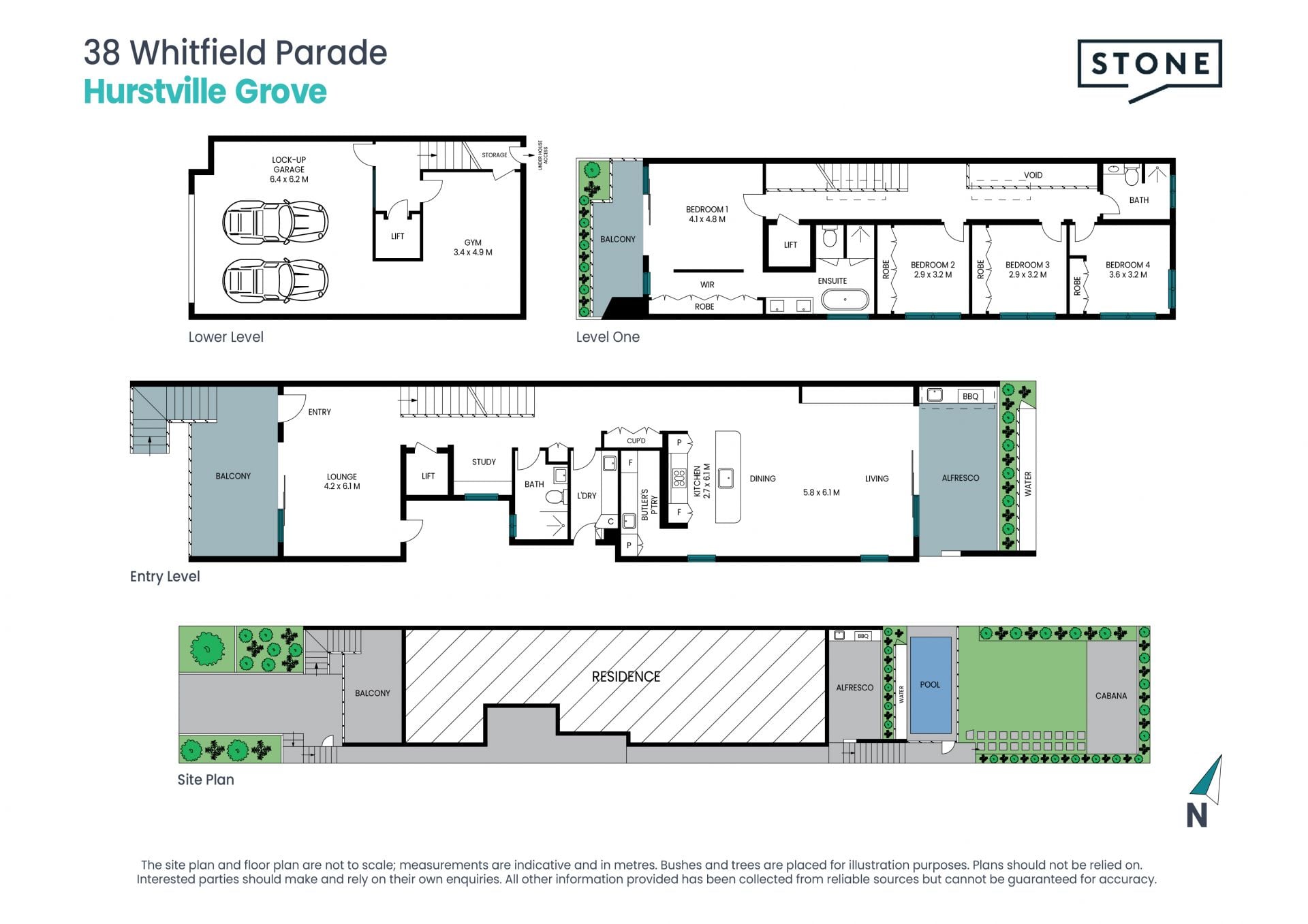 Modern Design with Private Tri Level Lift access