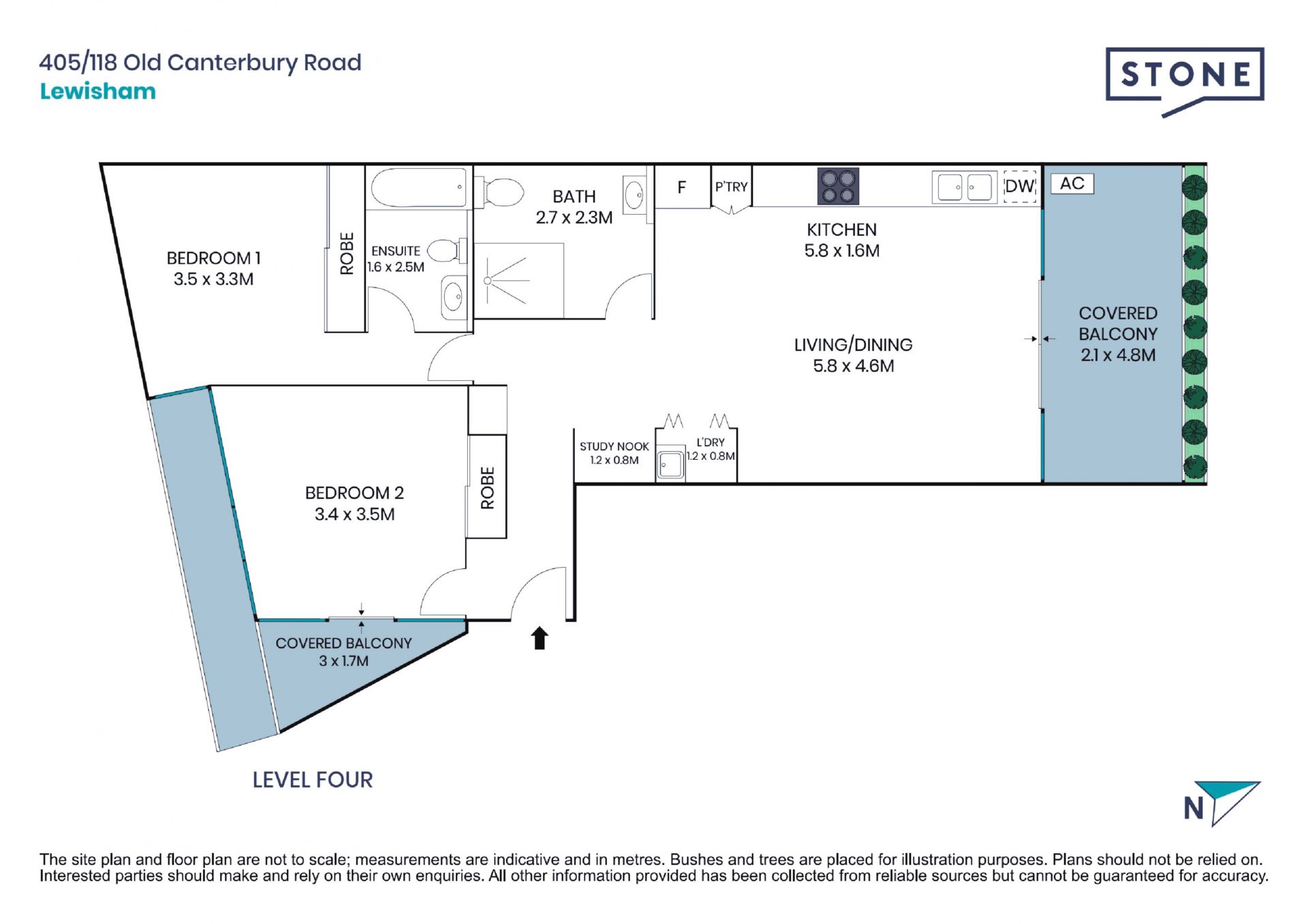 Modern north-facing apartment of prime convenience