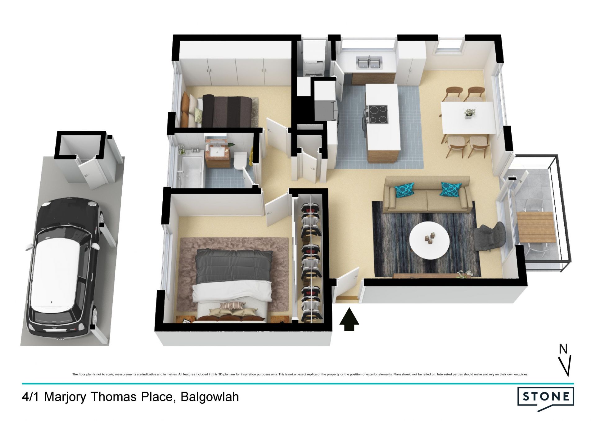 Boutique retreat in prime central cul-de-sac