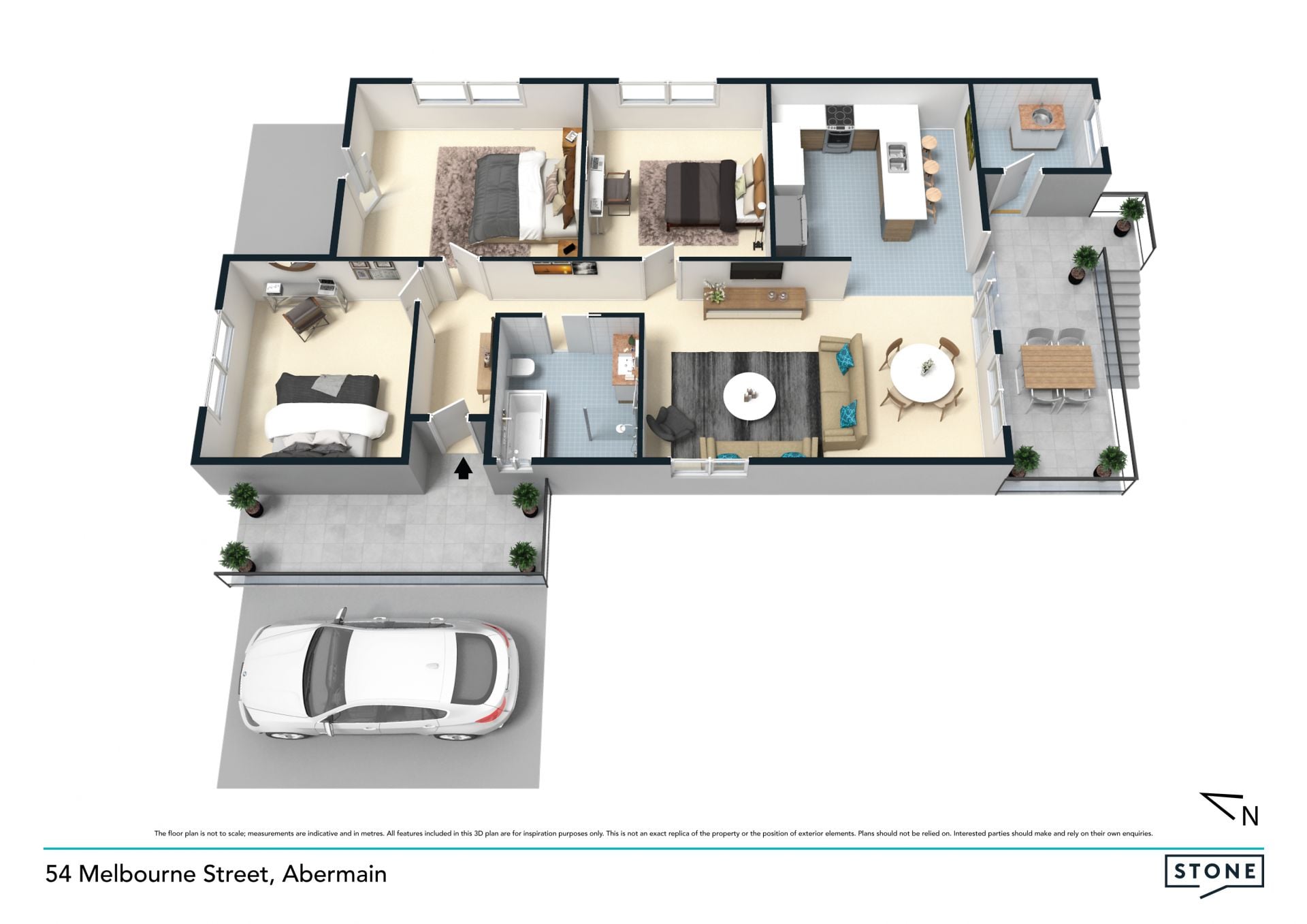 Recently renovated with rear-lane access