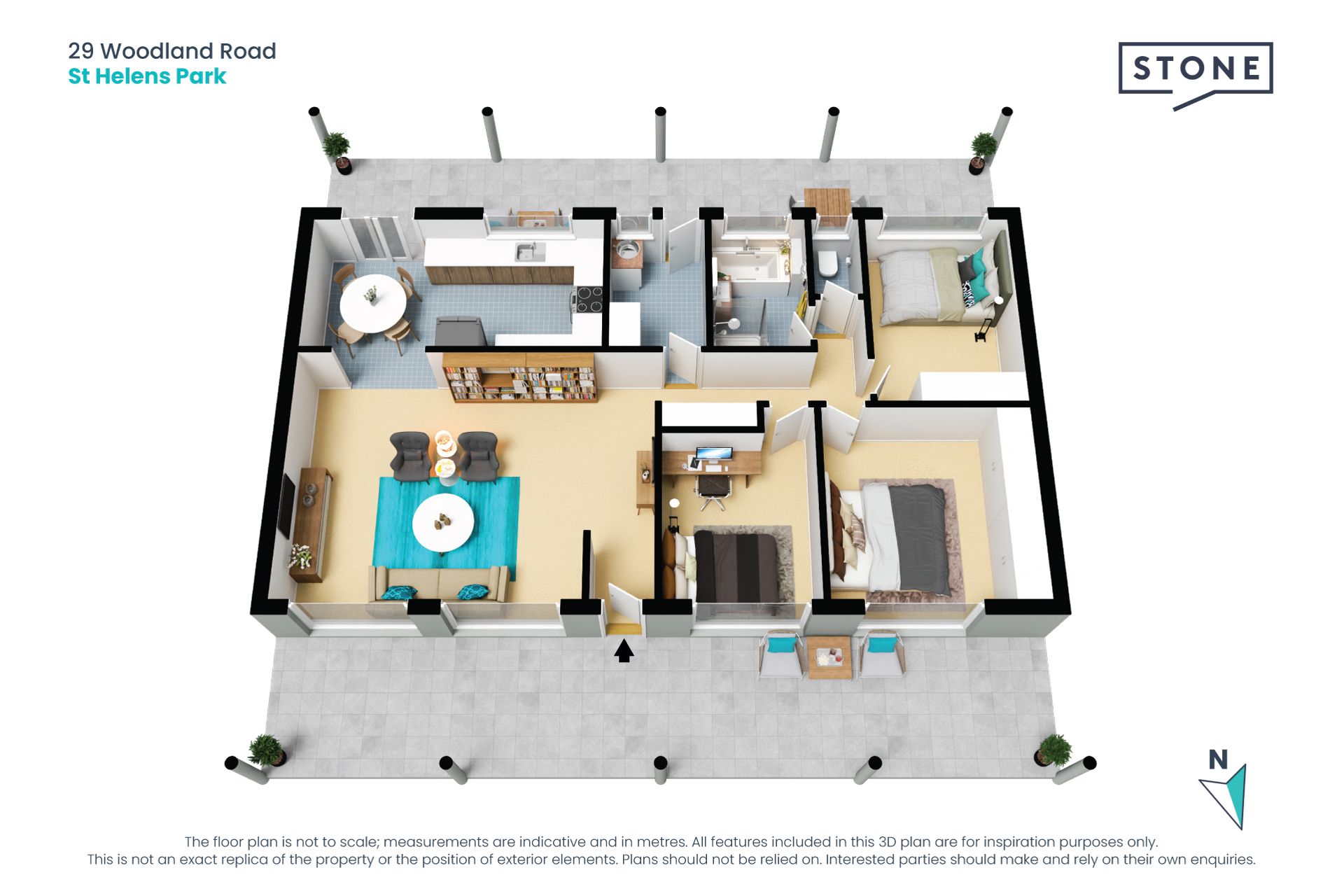 Immaculate 3-Bedroom brick home