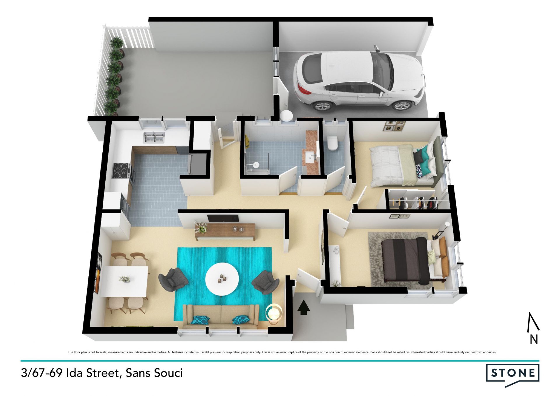 Corner villa with no common walls