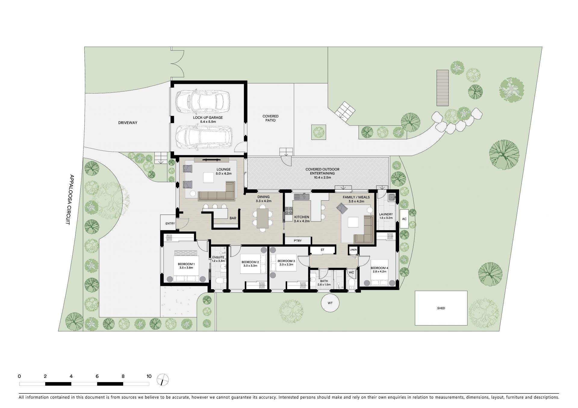 Showcasing fresh interiors and a spacious layout