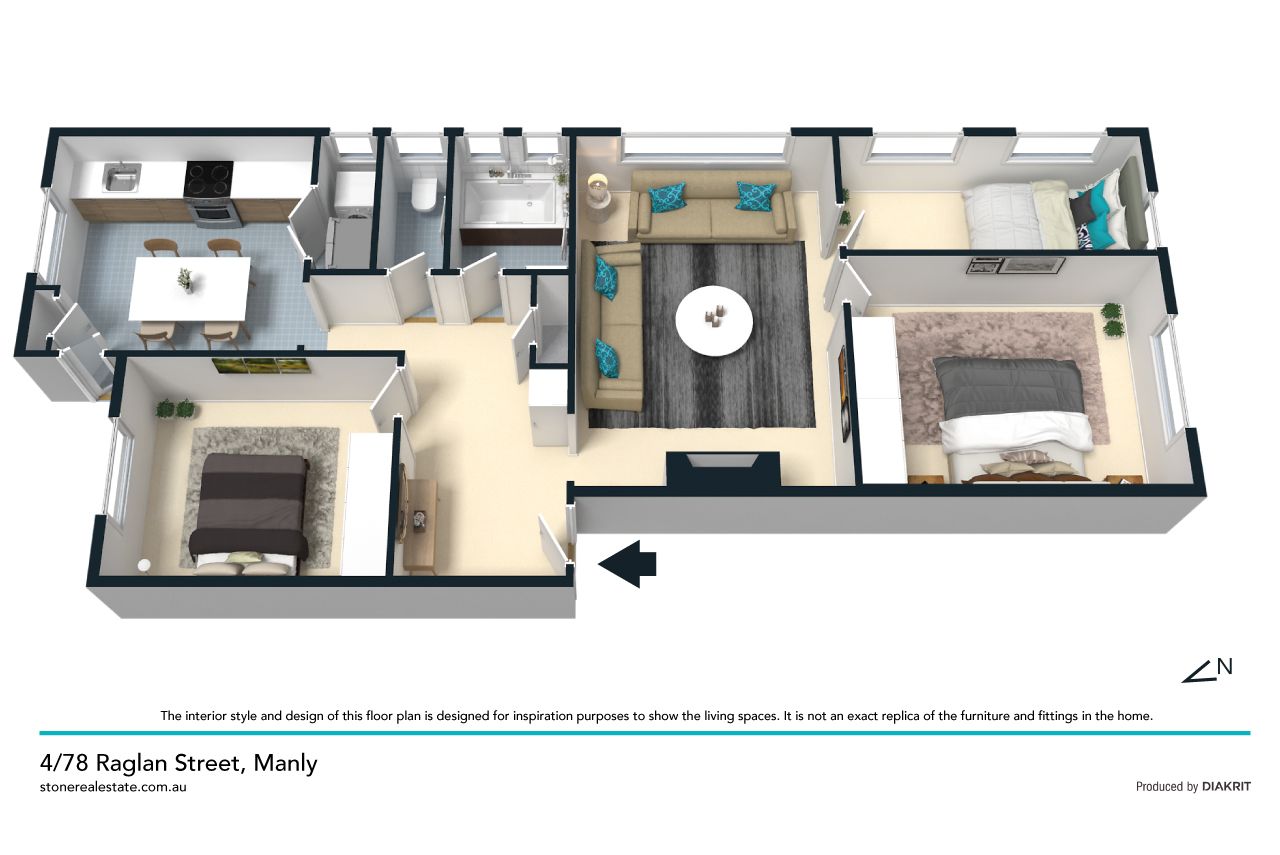 Elegant, spacious 3 bedroom apartment in sought-after location