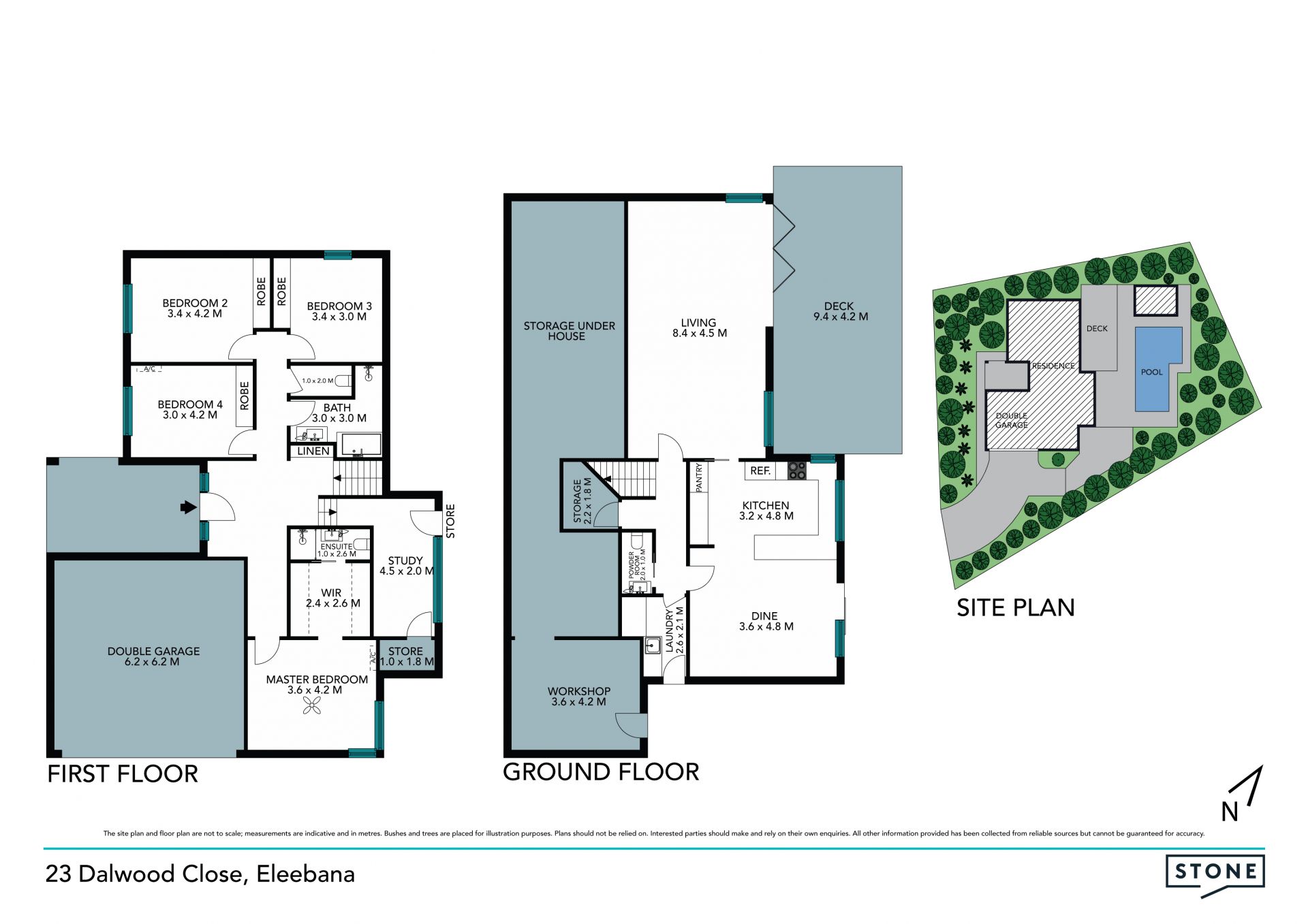 Family entertainer on reserve with pool