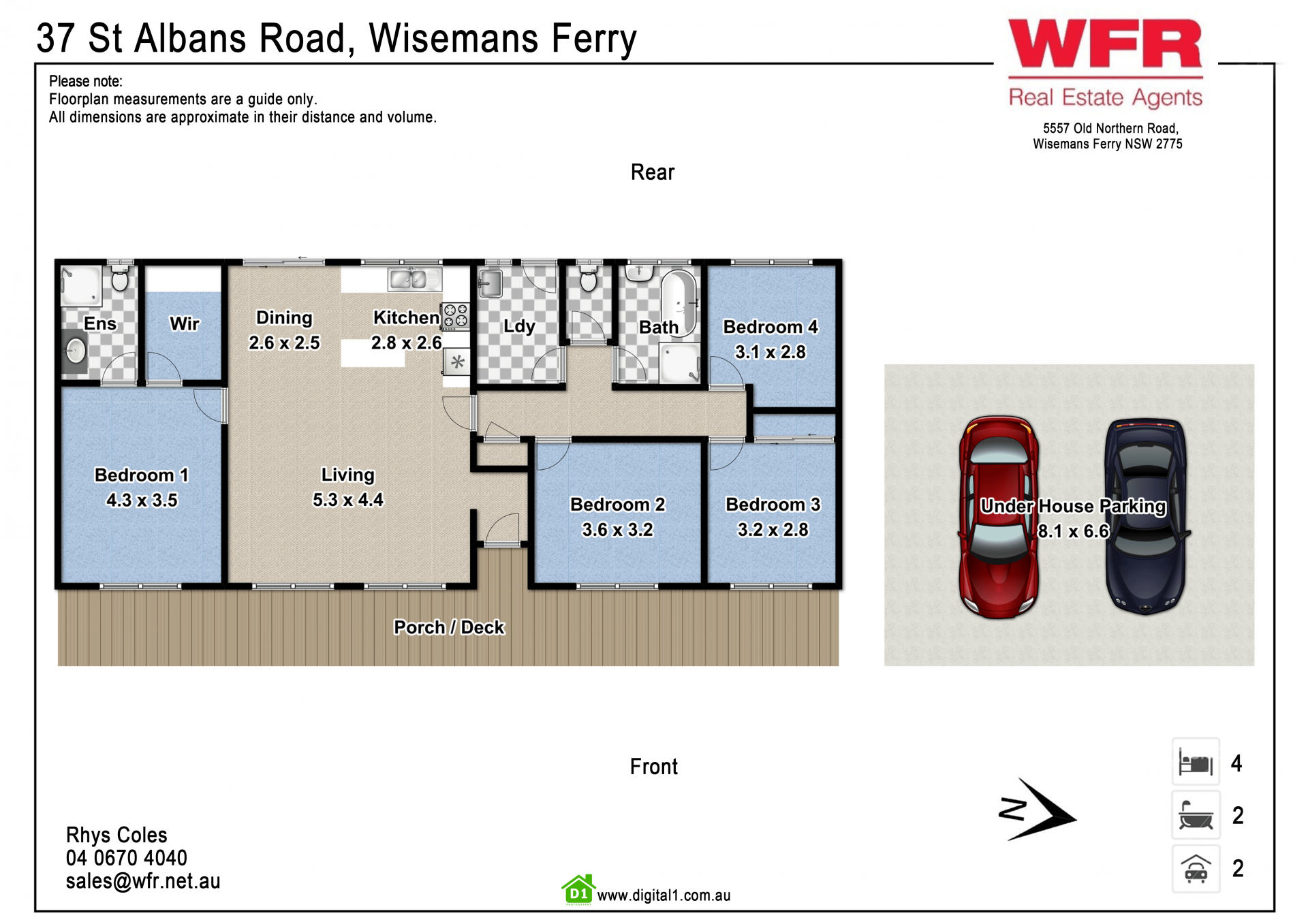 4 Bedroom Home Close To Wisemans Ferry.