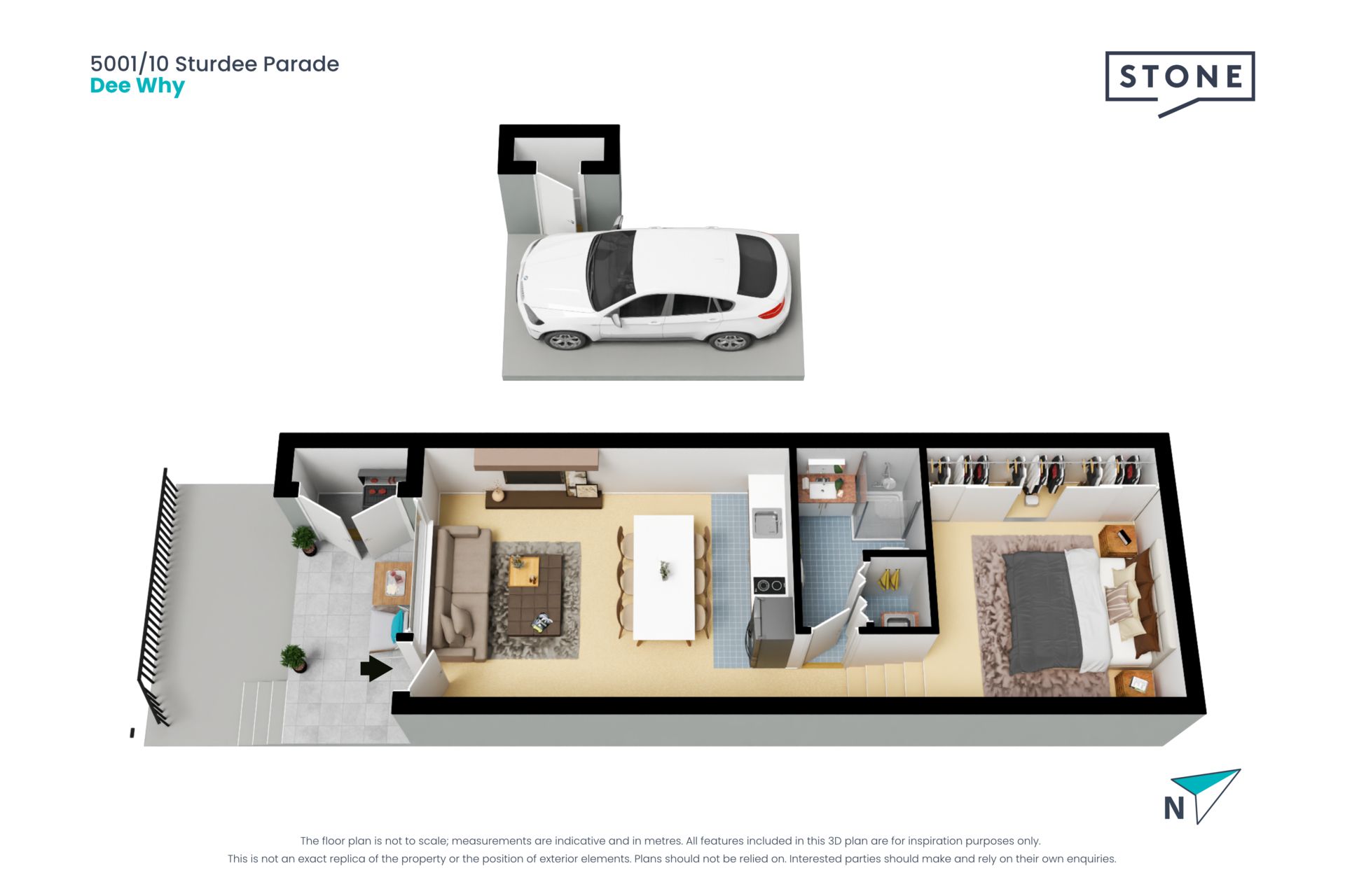 Incredible courtyard apartment in 'Dee Why Grand'