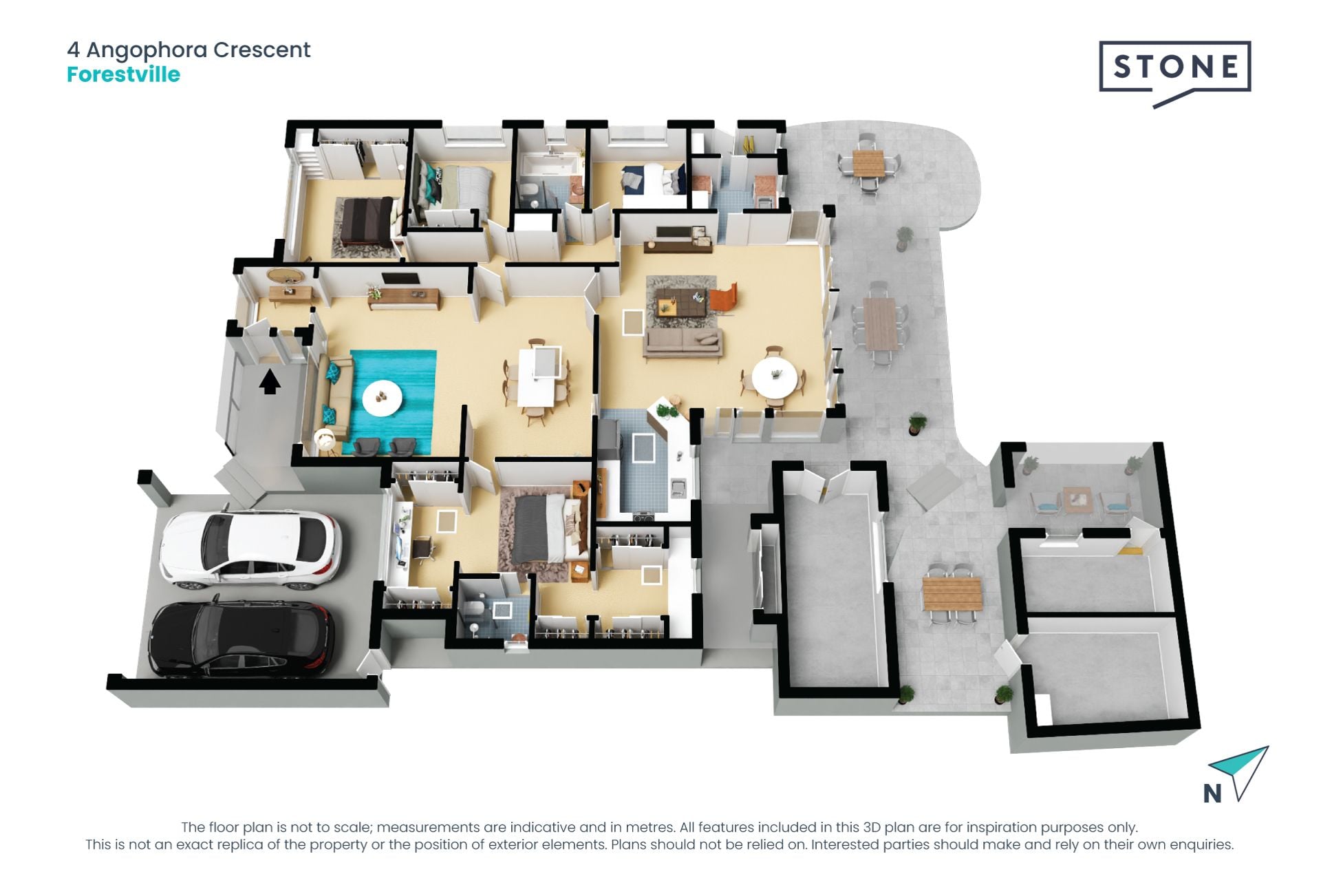 Move-in ready single level family home stacked with potential