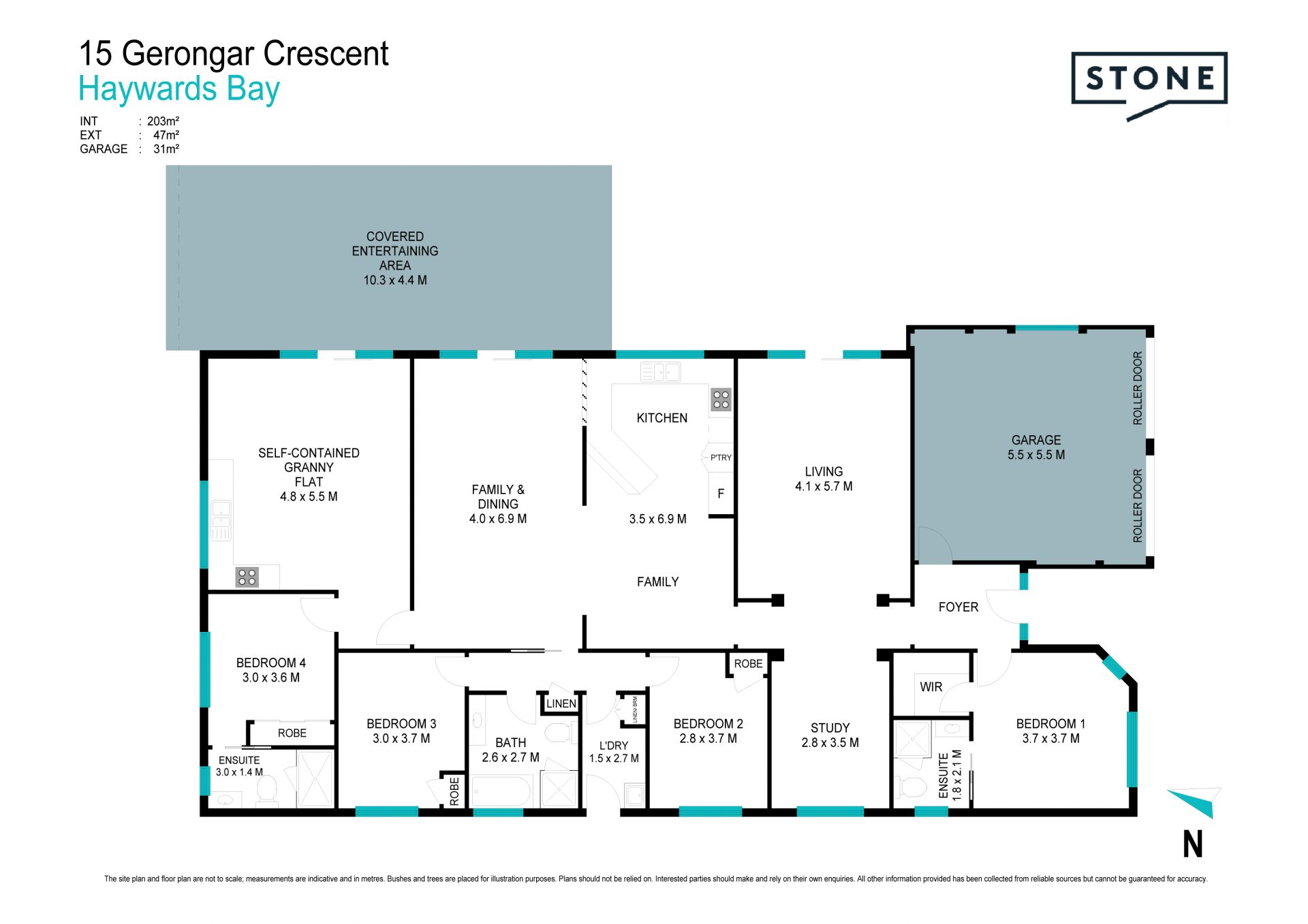 Well maintained residence with dual living option