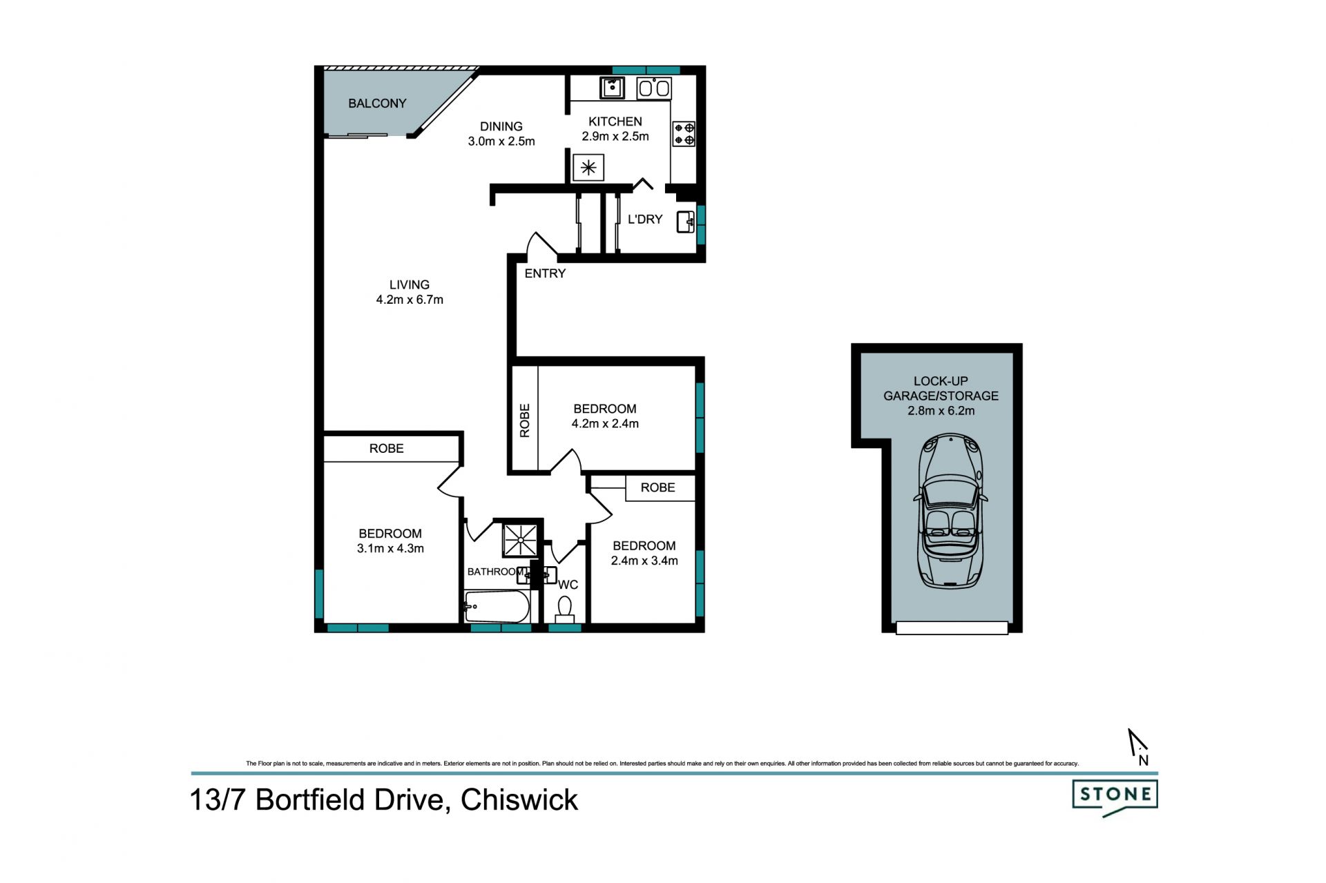 Oversized apartment