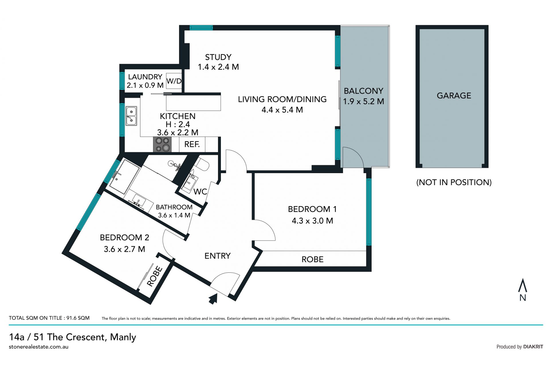 Contemporary lifestyle apartment on Manly Harbour