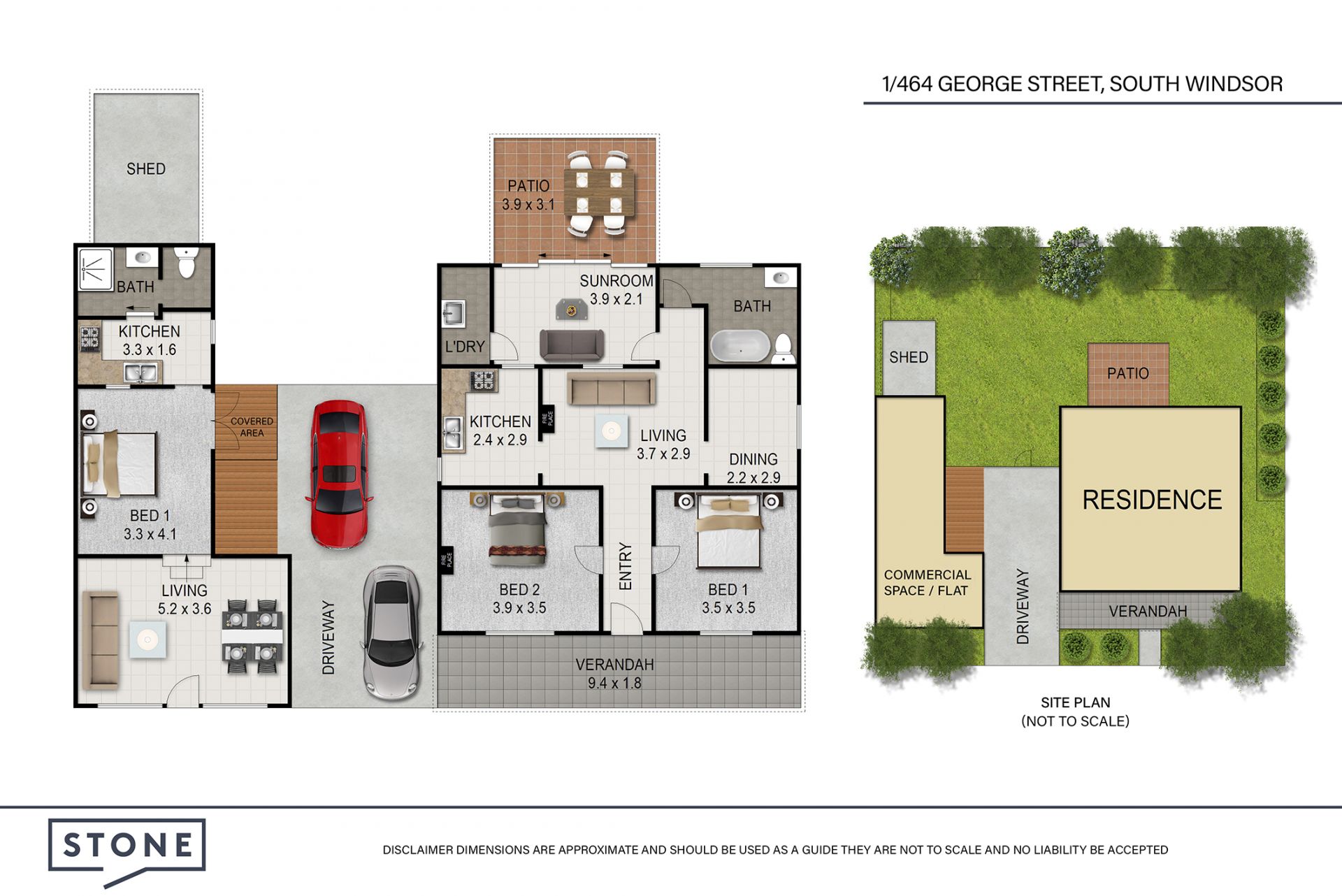 Newly Renovated Dual Income Potential