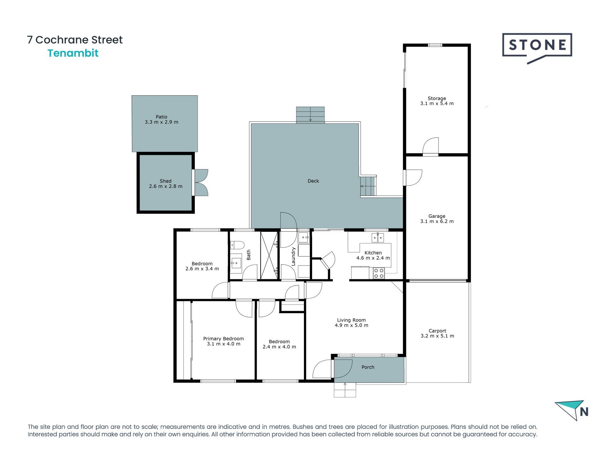 Family living with a versatile studio in a central location