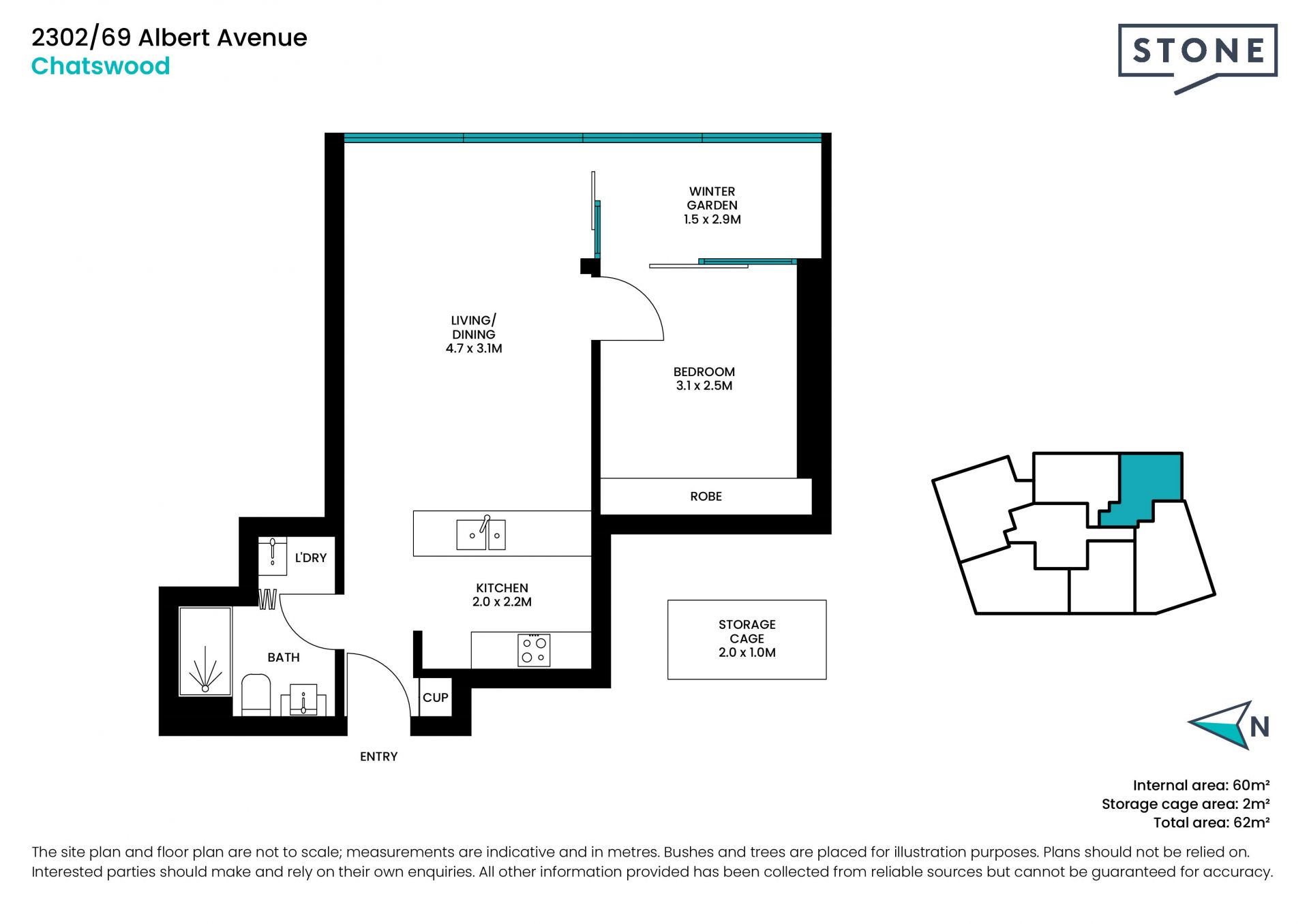 Modern apartment in the heart of Chatswood