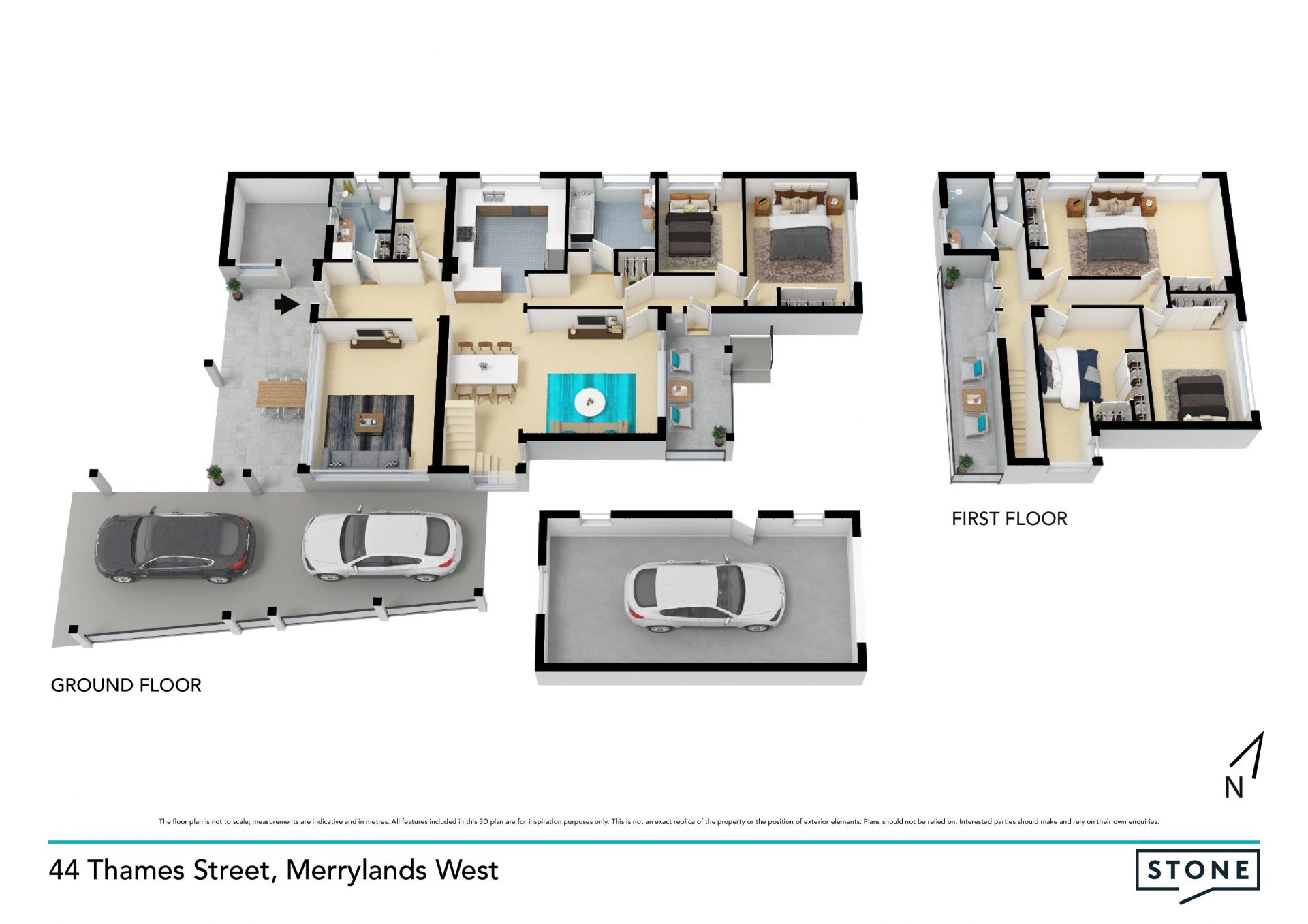 Renovated brick home