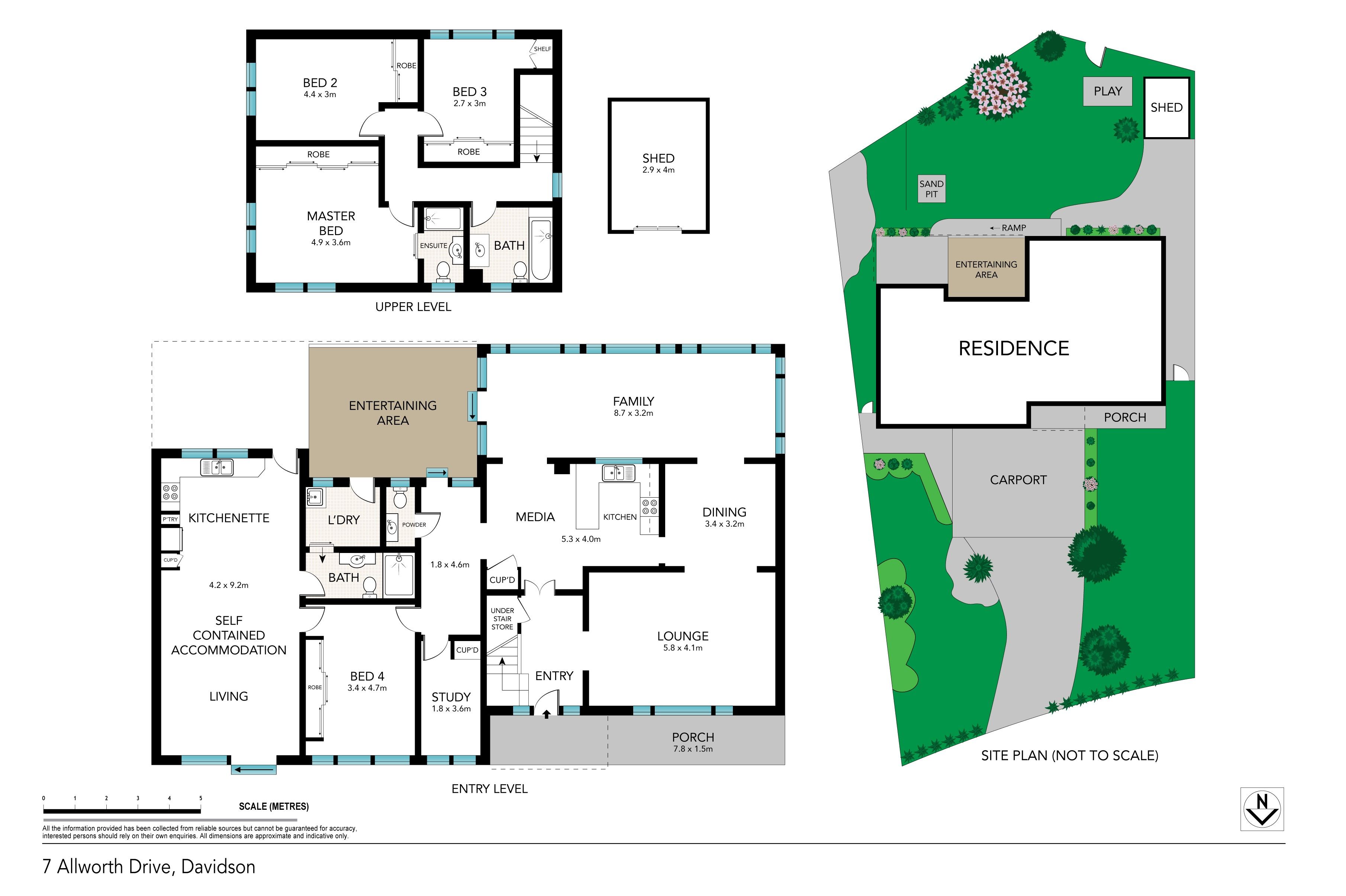 Family home plus self-contained flat with level access