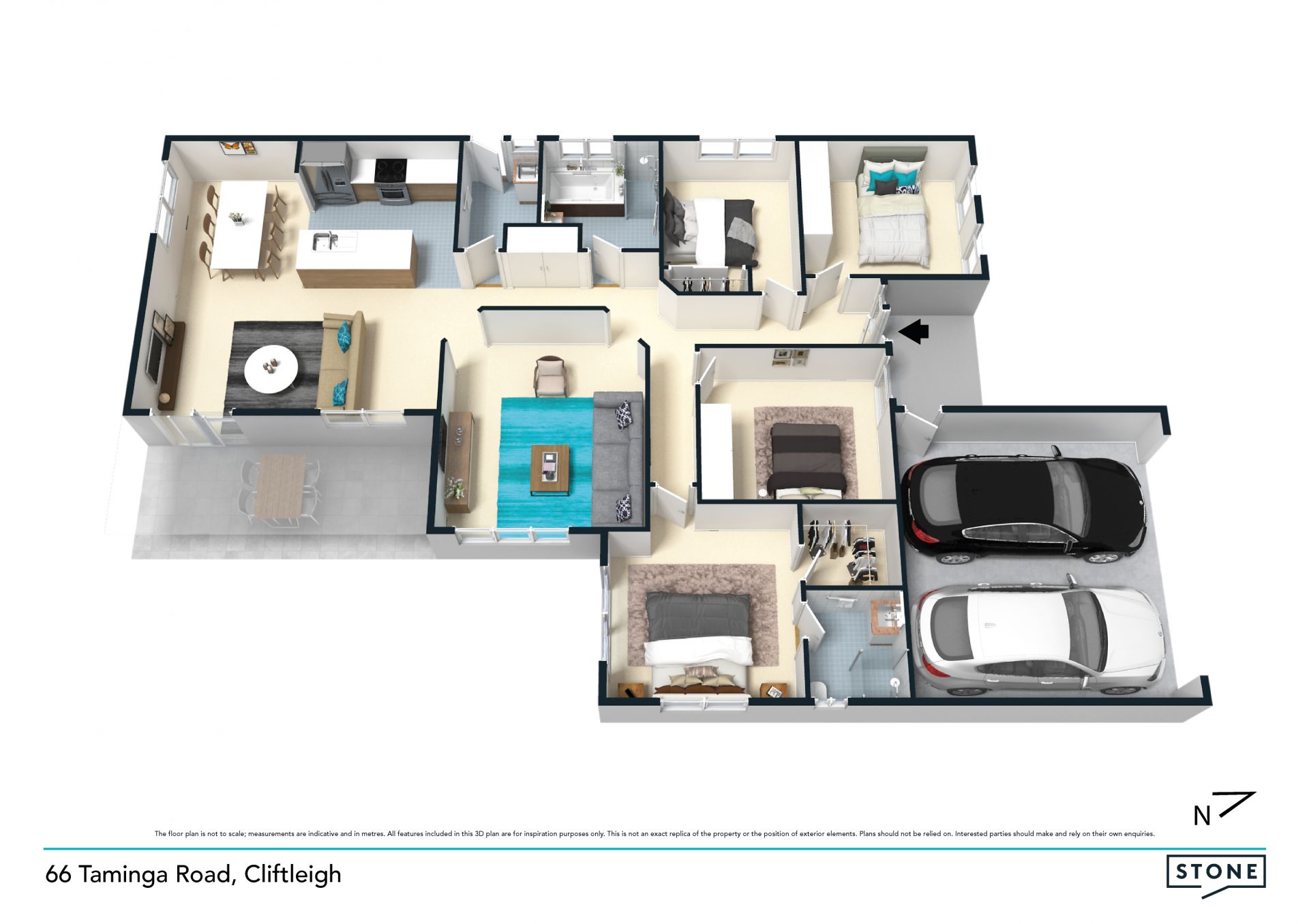 Contemporary comfort abounds