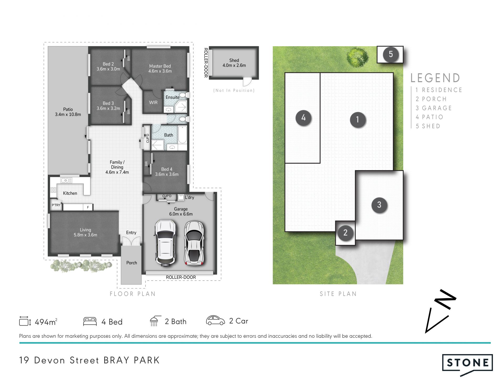 MODERN - 4 BEDROOM LOWSET BRICK FAMILY HOME