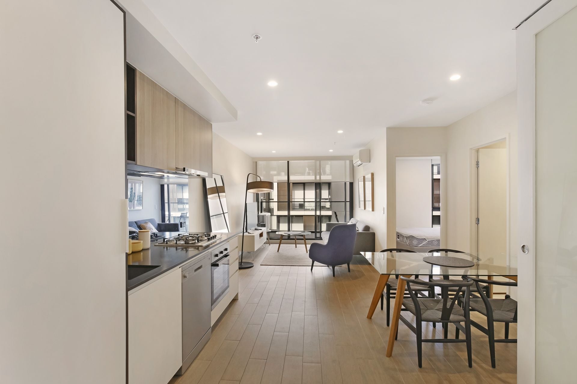 Furnished or Unfurnished apartment with uninterrupted city views.
