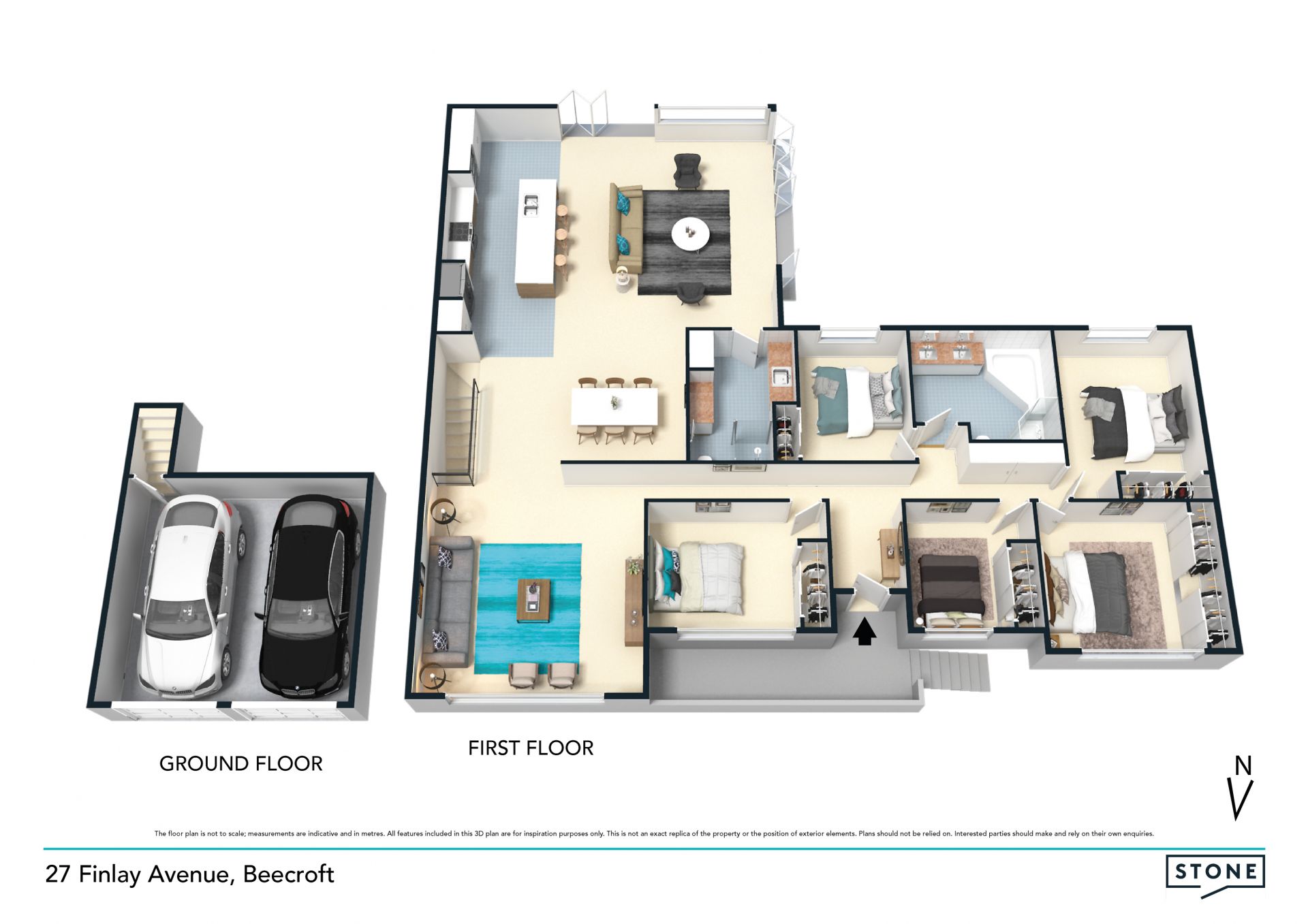 Stylish entertainer in convenient family setting