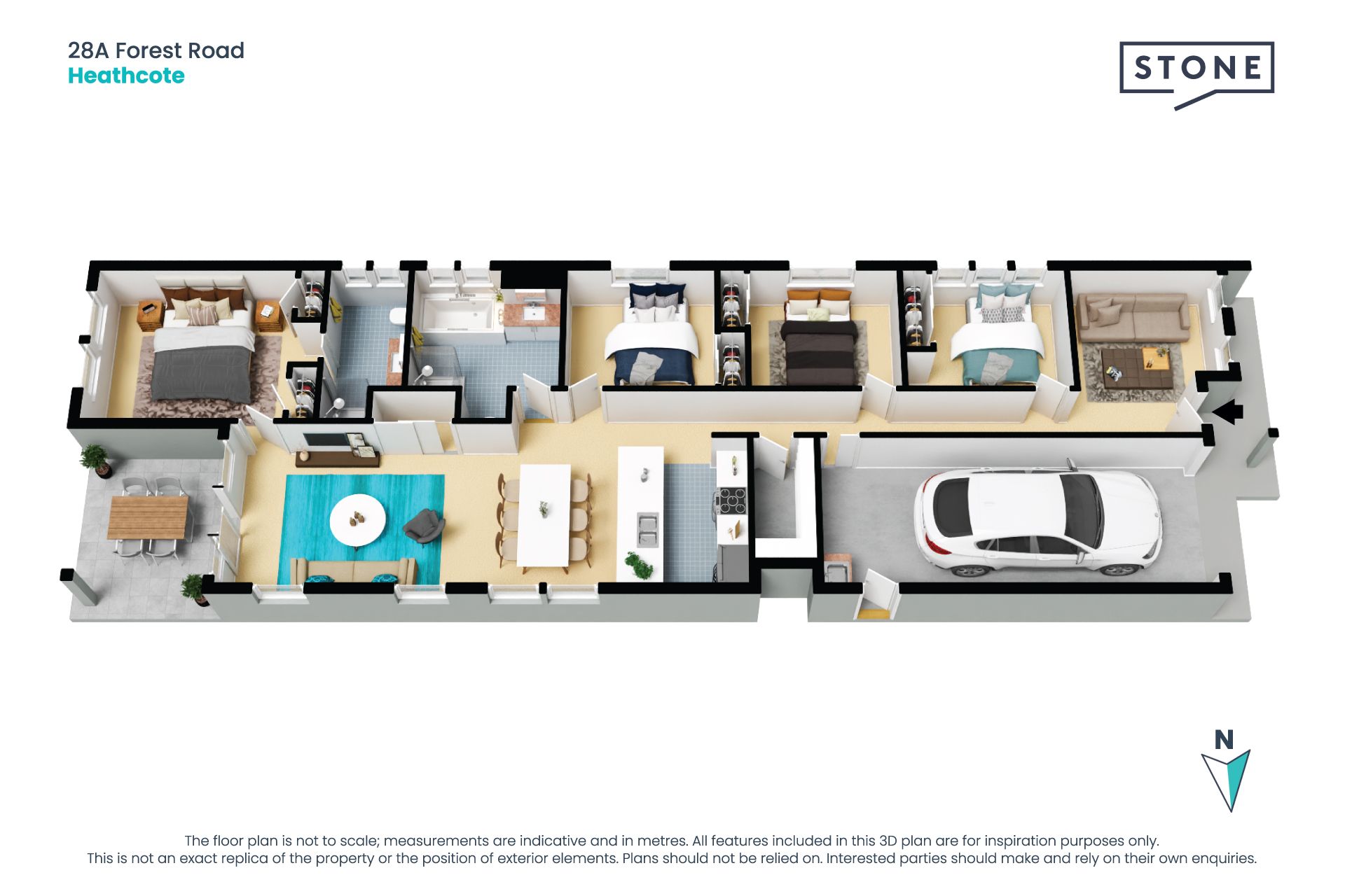 Modern single level sophistication in a prime location