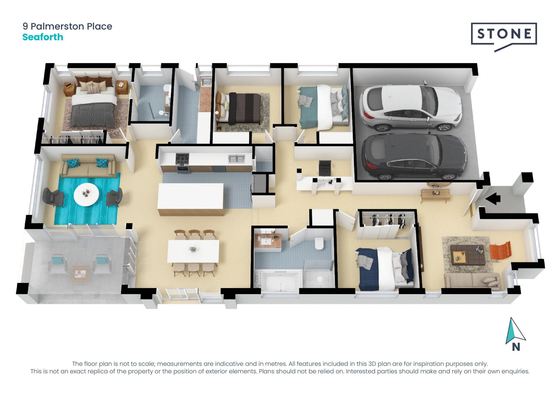 Carefree designer haven for families or downsizers