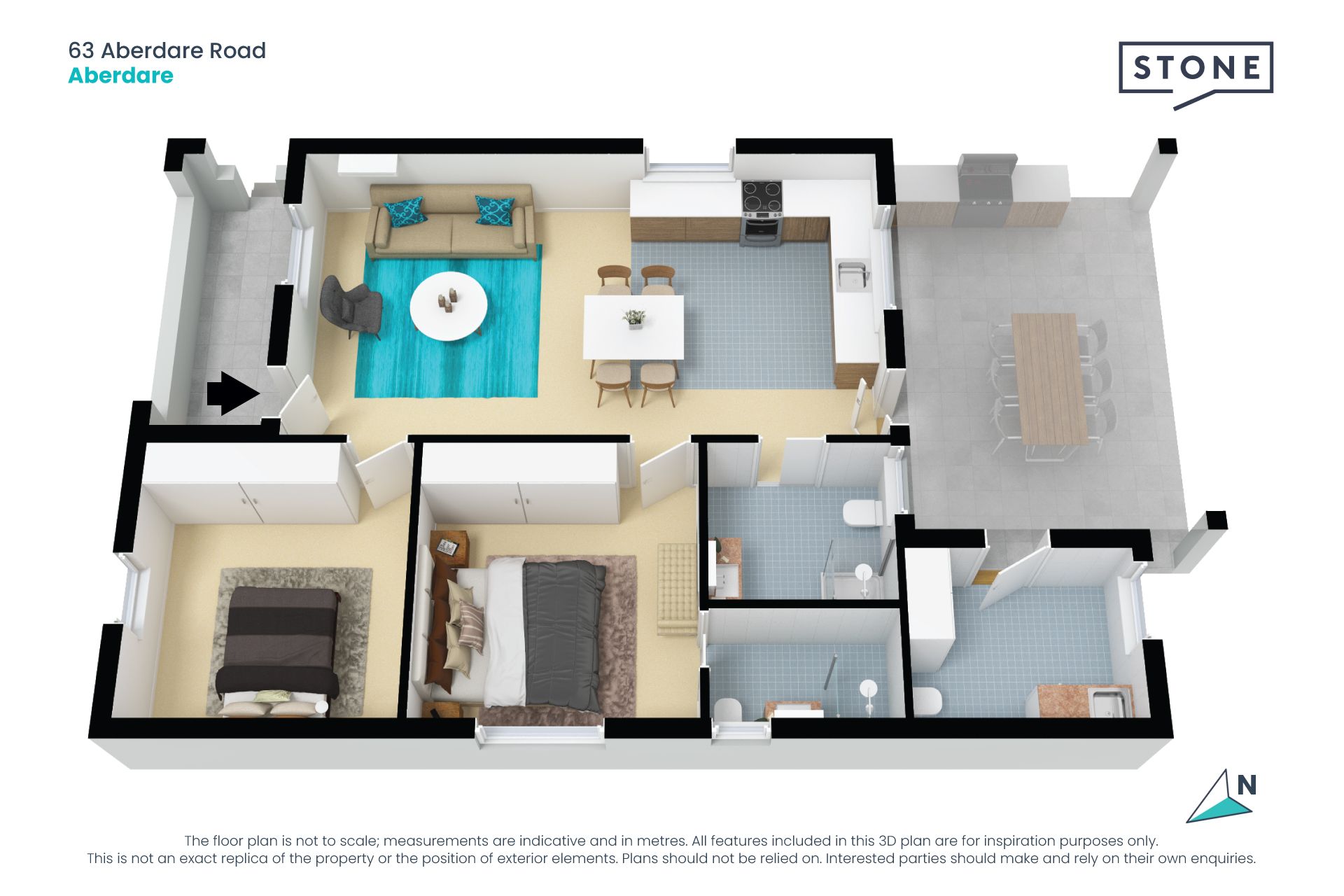 Picturesque 2 bedroom perfection in amazing Aberdare