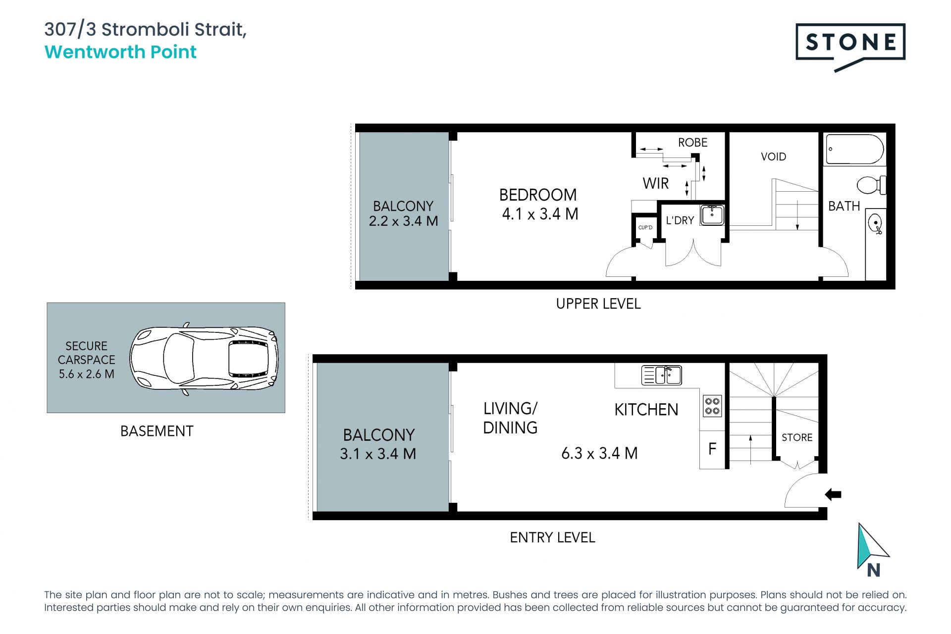 Modern and spacious 1-bedroom apartment