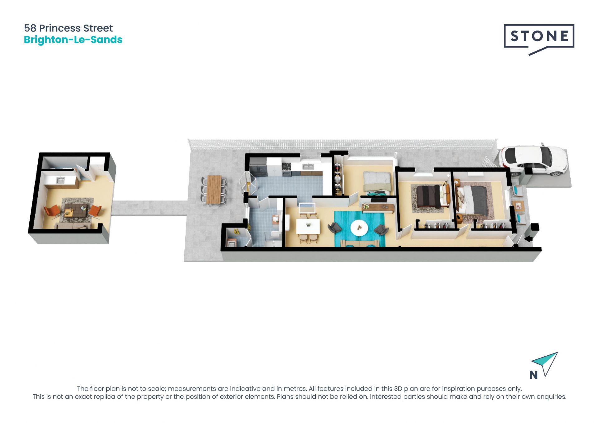 Spacious semi refreshed for modern bayside living