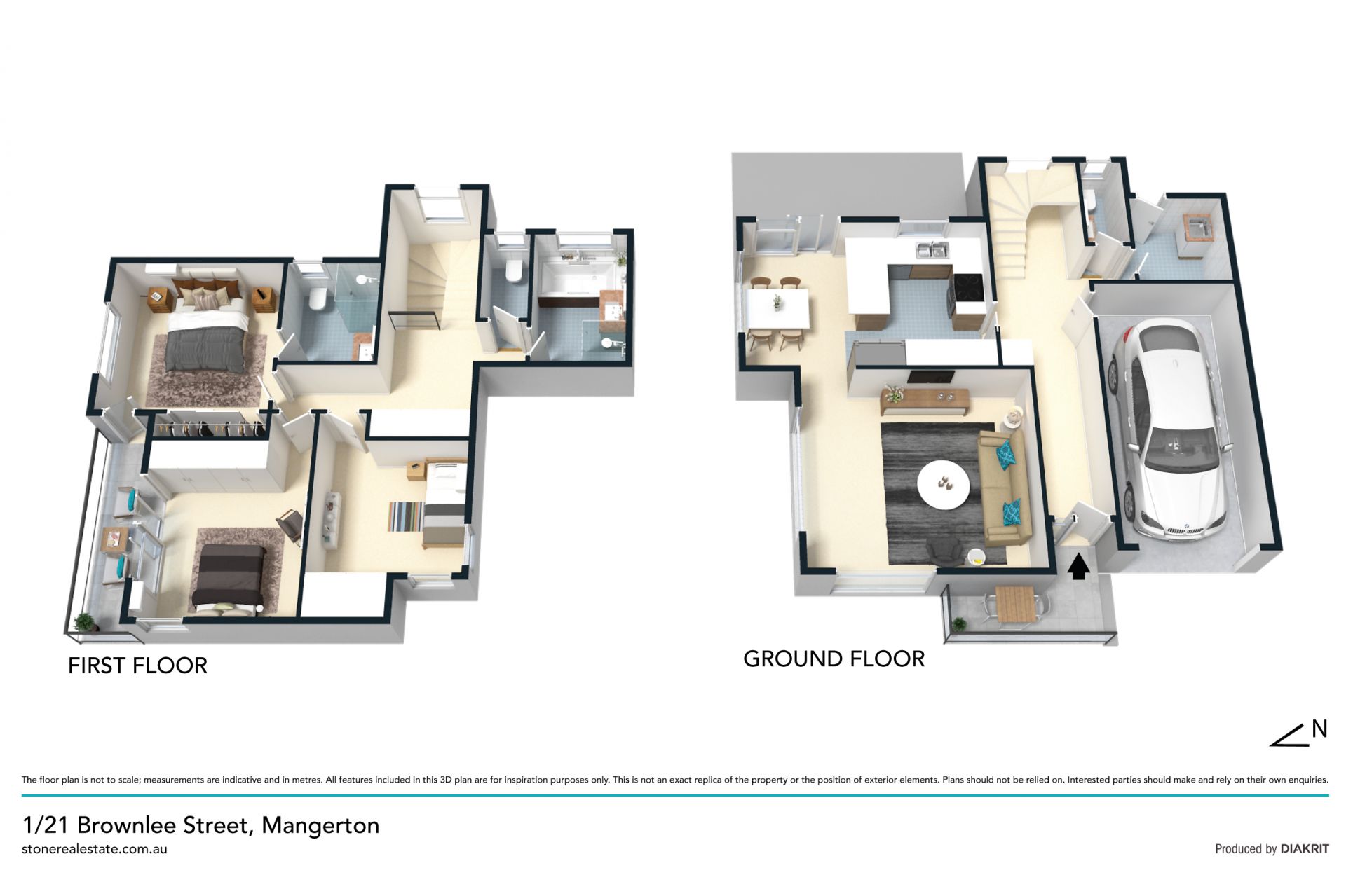 Private and leafy townhouse close to amenities