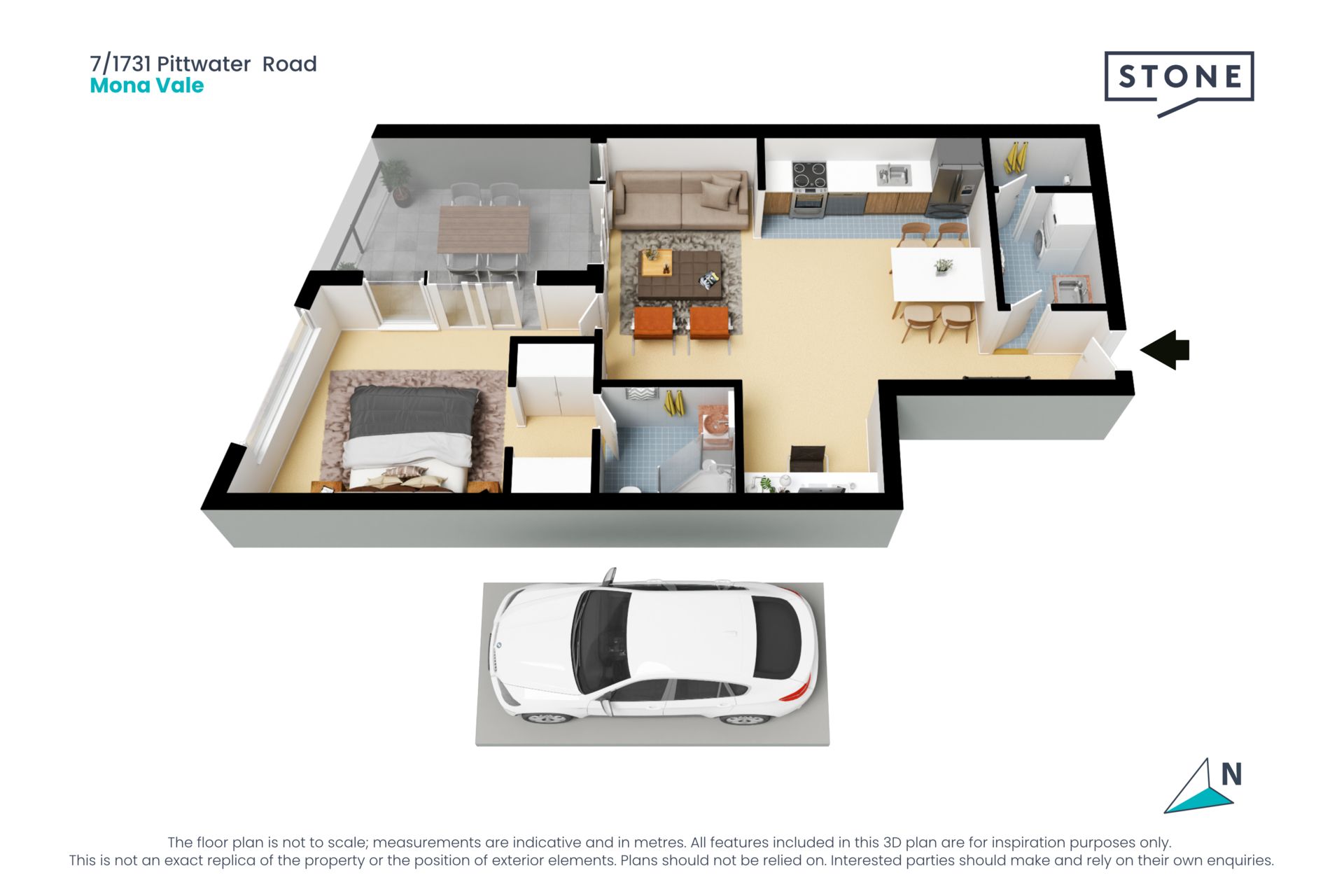 Modern executive apartment in ultra-convenient location