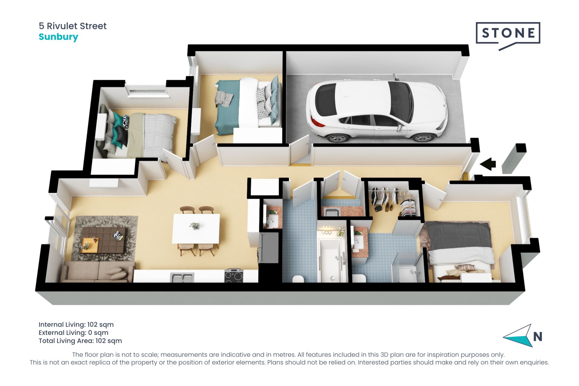 Modern Family Living in a Peaceful Sunbury Estate
