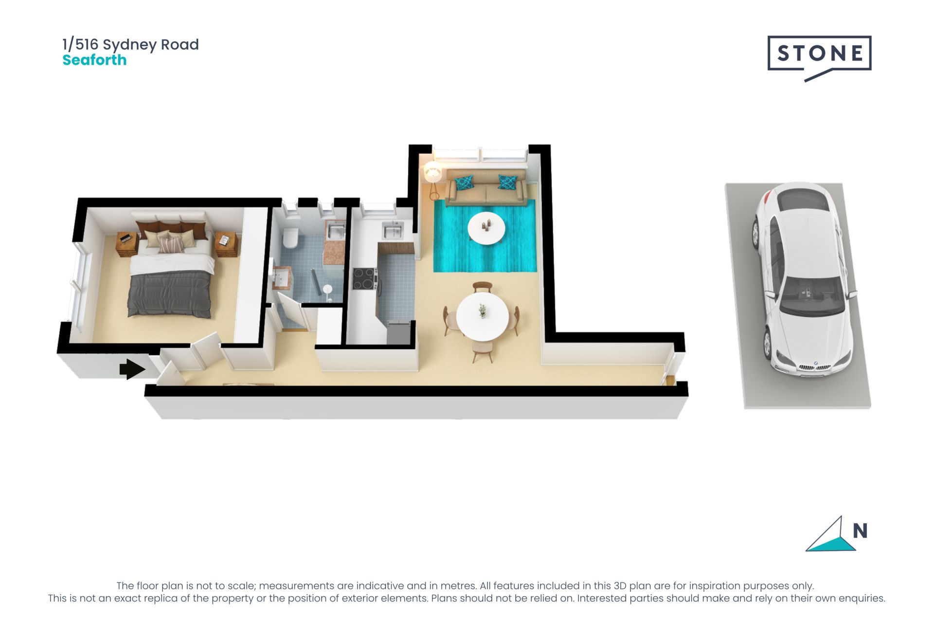 Spacious Apartment in Convenient Location