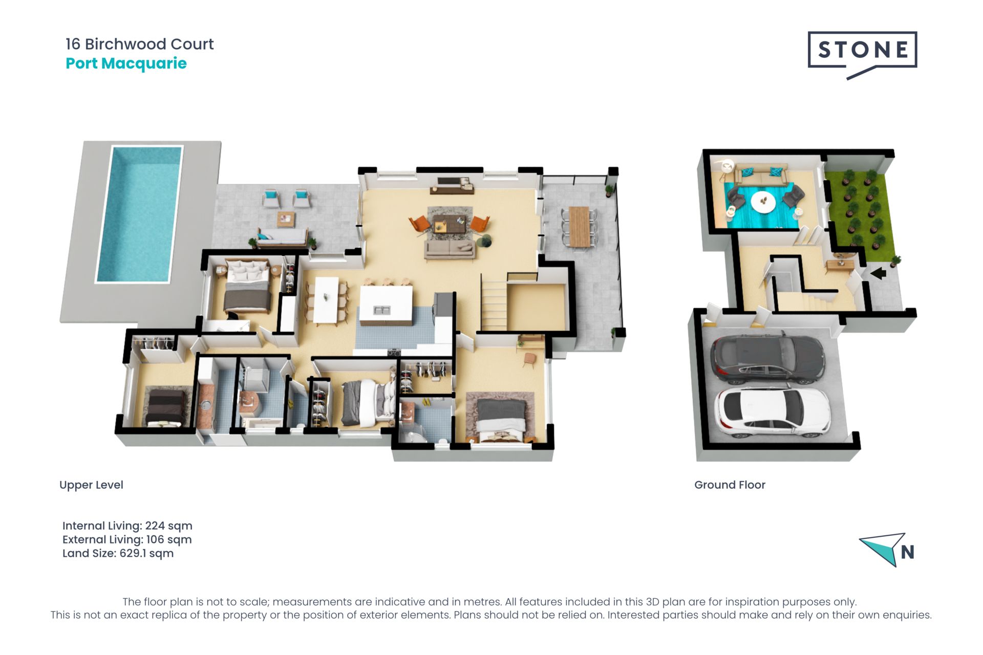Modern Coastal Living in a Peaceful Cul-de-Sac with Heated Pool & Designer Finishes