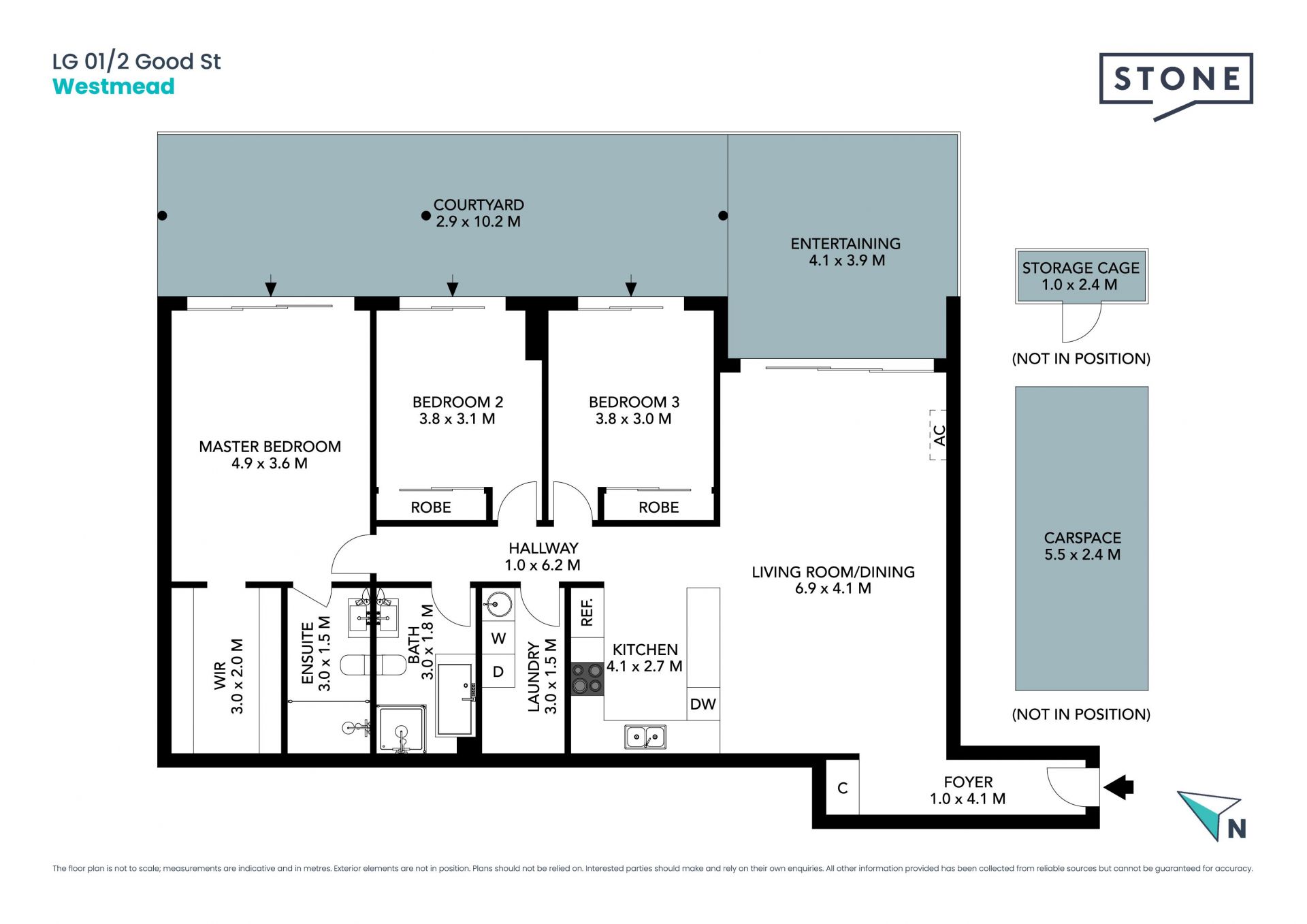Near new three-bedroom apartment in Westmead Public School & Parramatta High School Catchment
