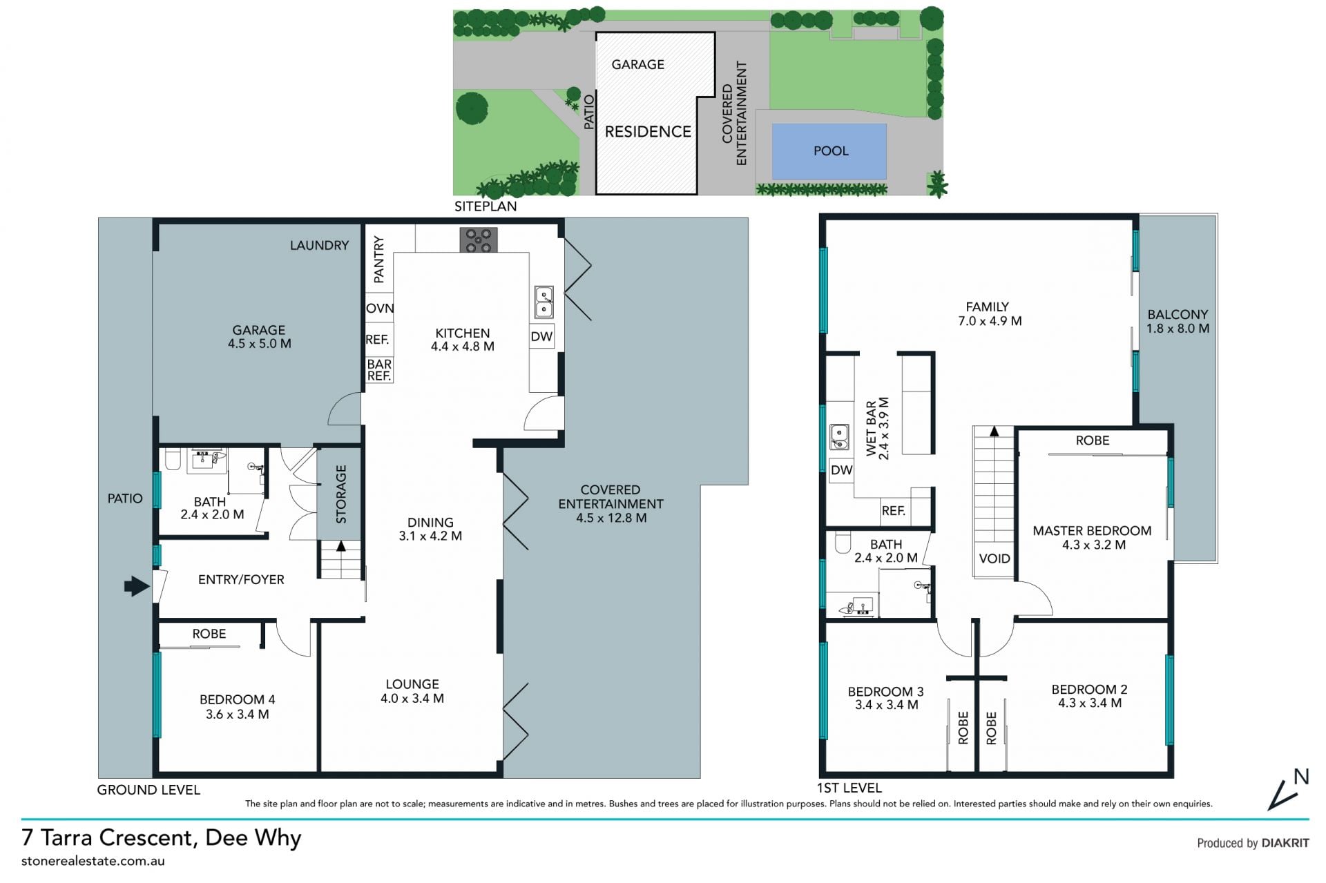Resort-like family sanctuary adjoining parkland