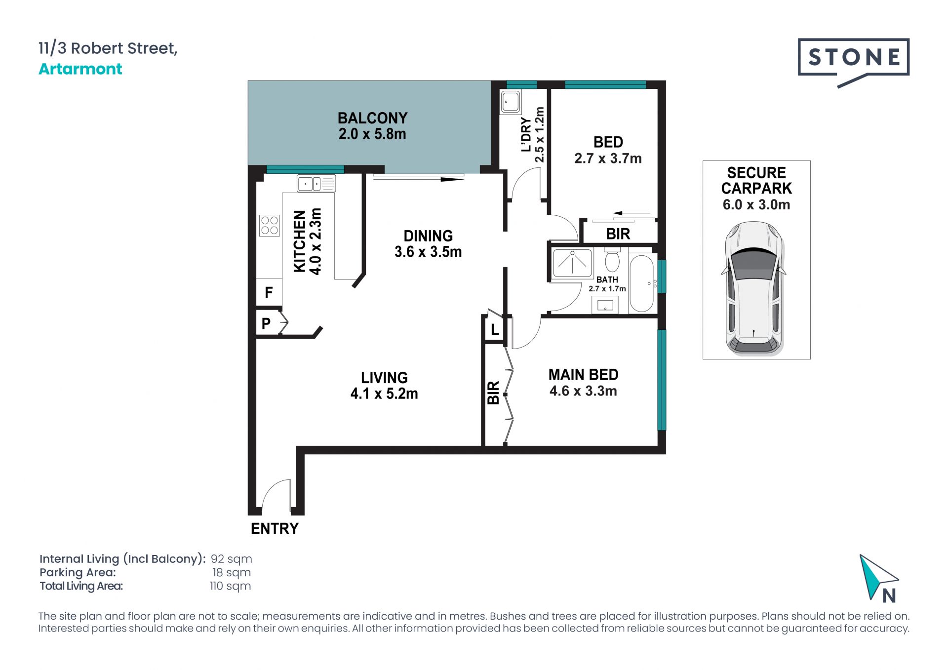 Sunny Elevated Apartment in Lifestyle Location