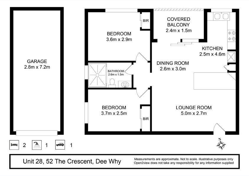 Private Top Floor Apartment with Views