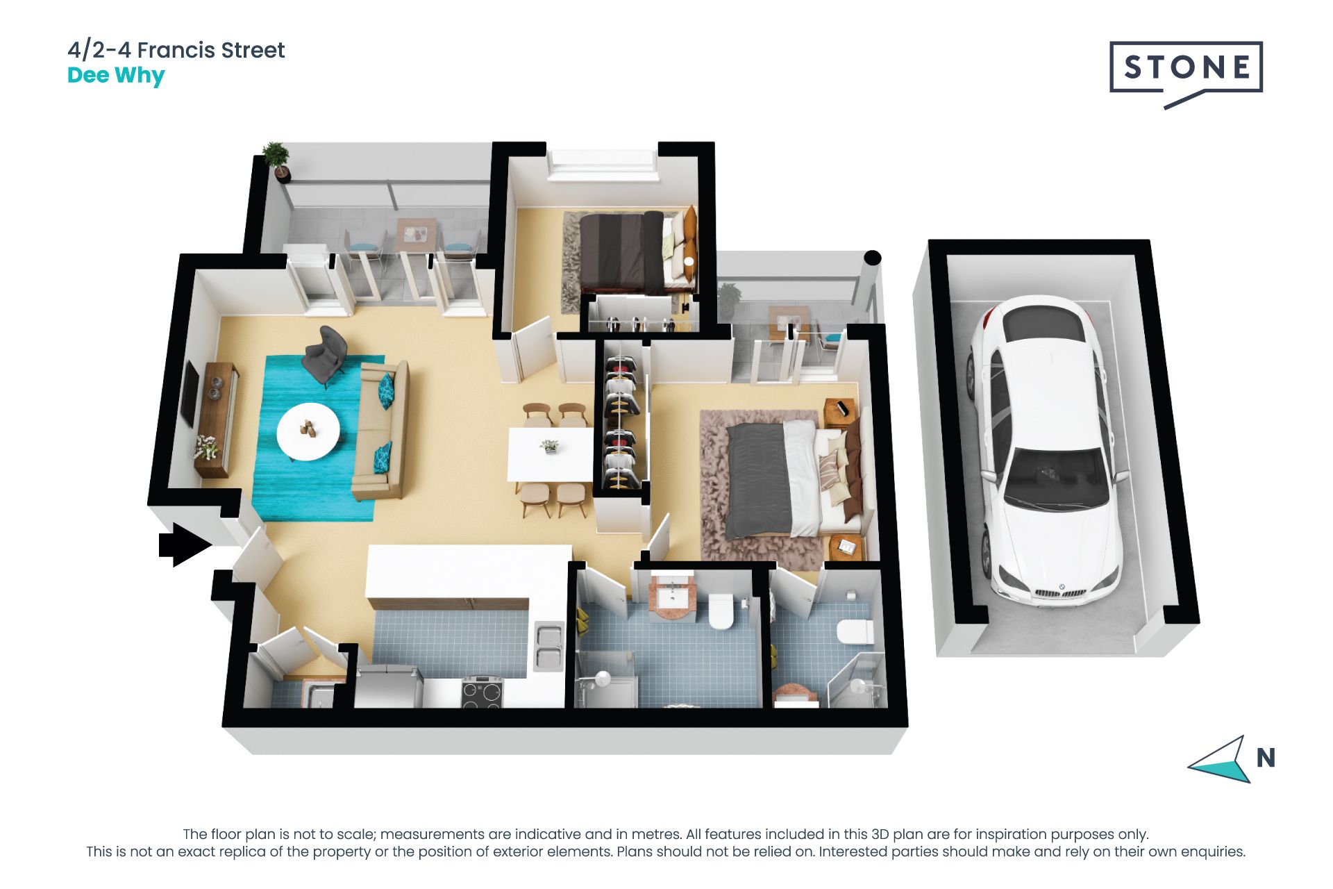 Groundfloor apartment in ultra-convenient spot
